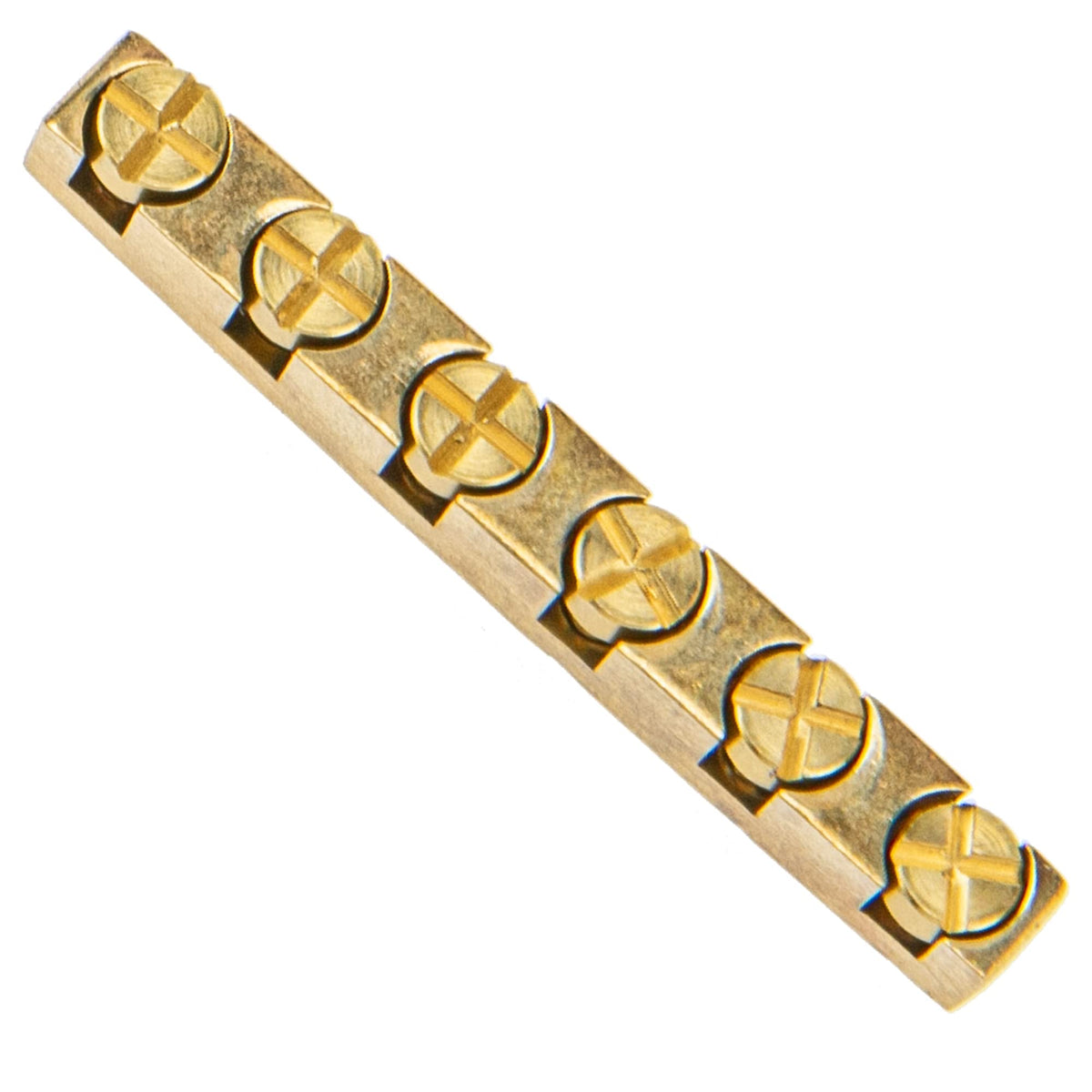 1Pcs Yootones 43Mm Height Adjustable Brass Guitar Nut Compatible With Les Paul Lp Sg Electric Guitar (Gold)