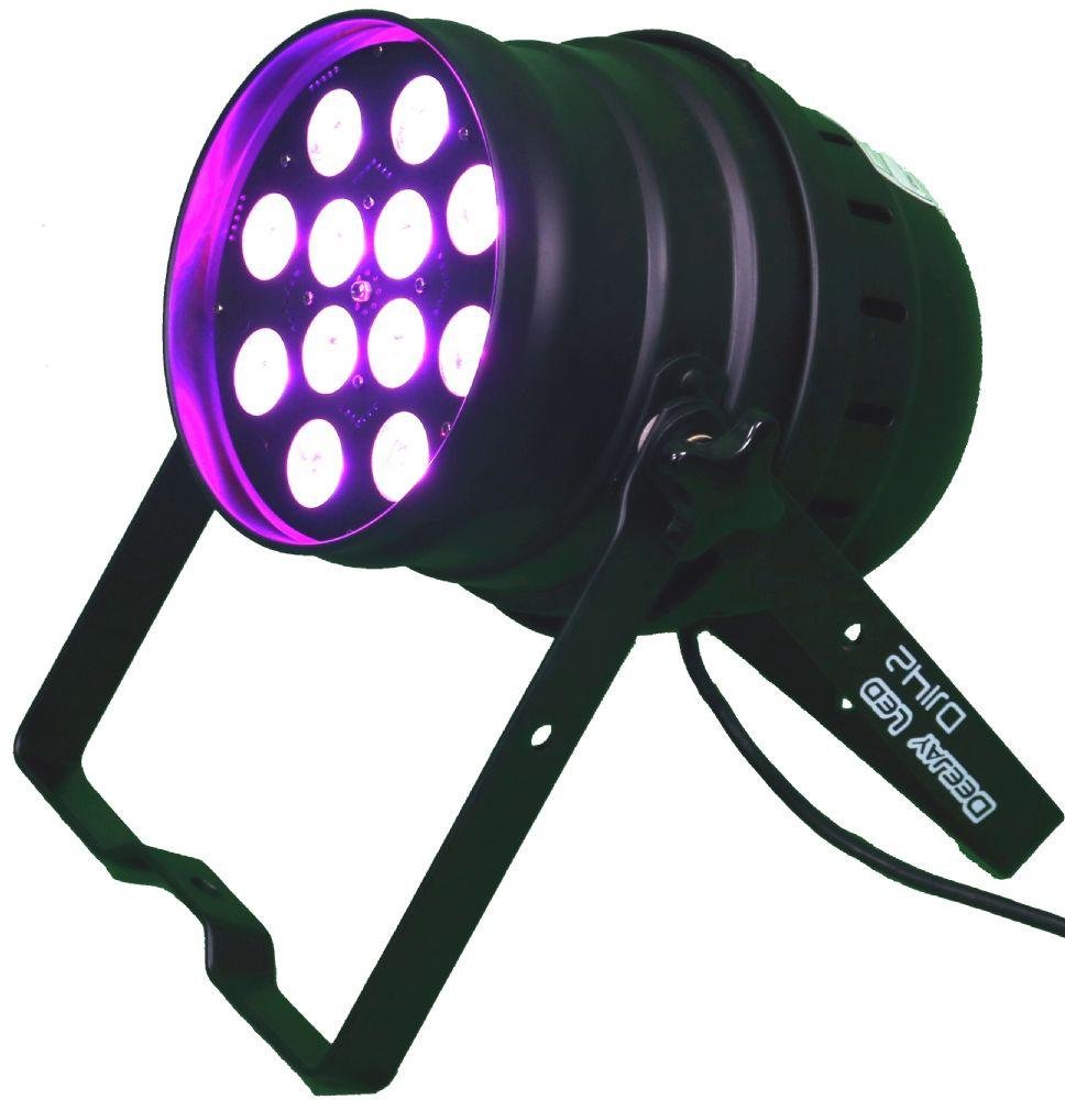 125 Watt LED PAR CAN w/DMX Intelligent Lighting Control & Multi-color Capability, 110V to 240 Volts