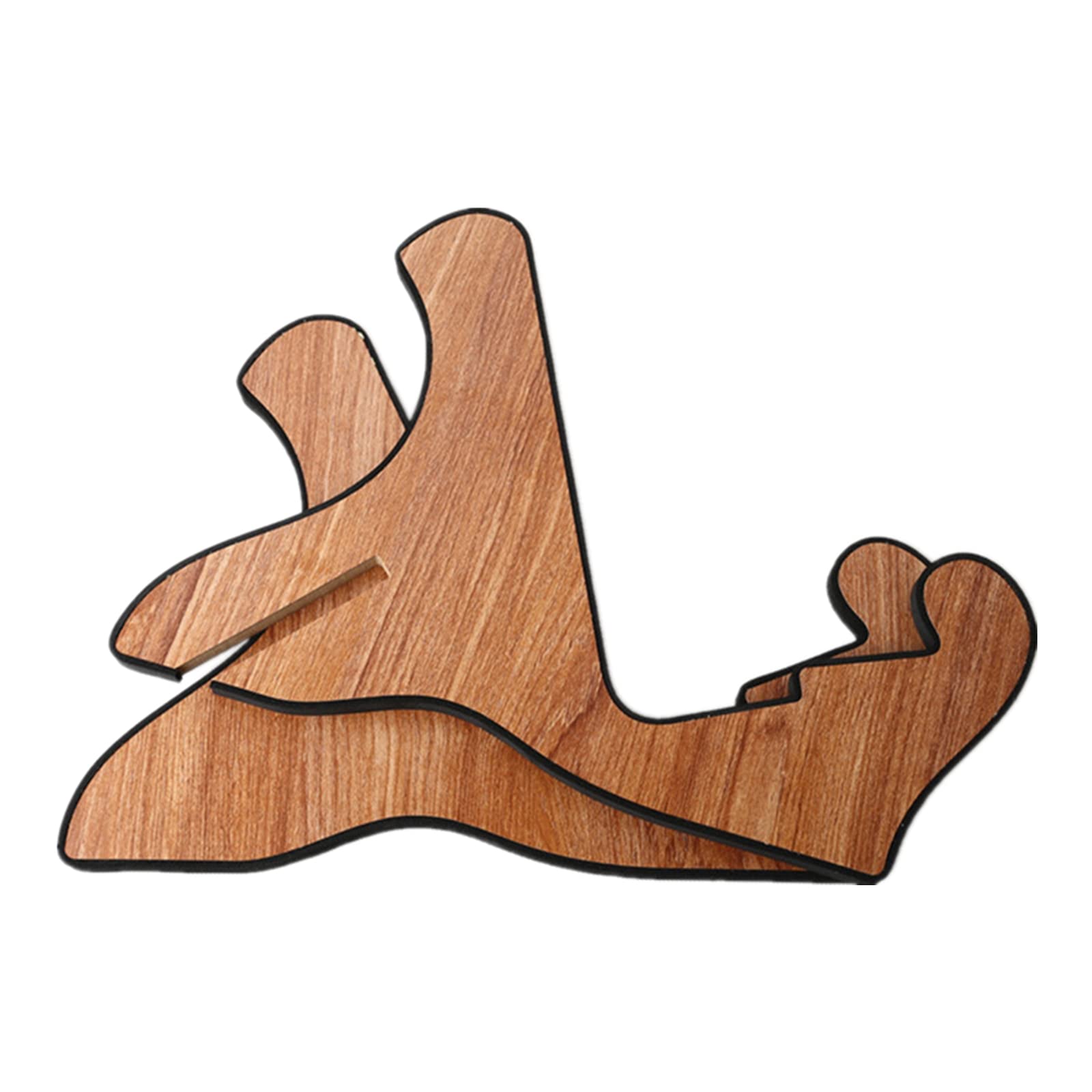 Miwayer Guitar Stand Wood Thickened Universal, with 0.12 Inch Soft Leather Ddge, Safe Non-Slip Portable Stringed Wooden Guitar R