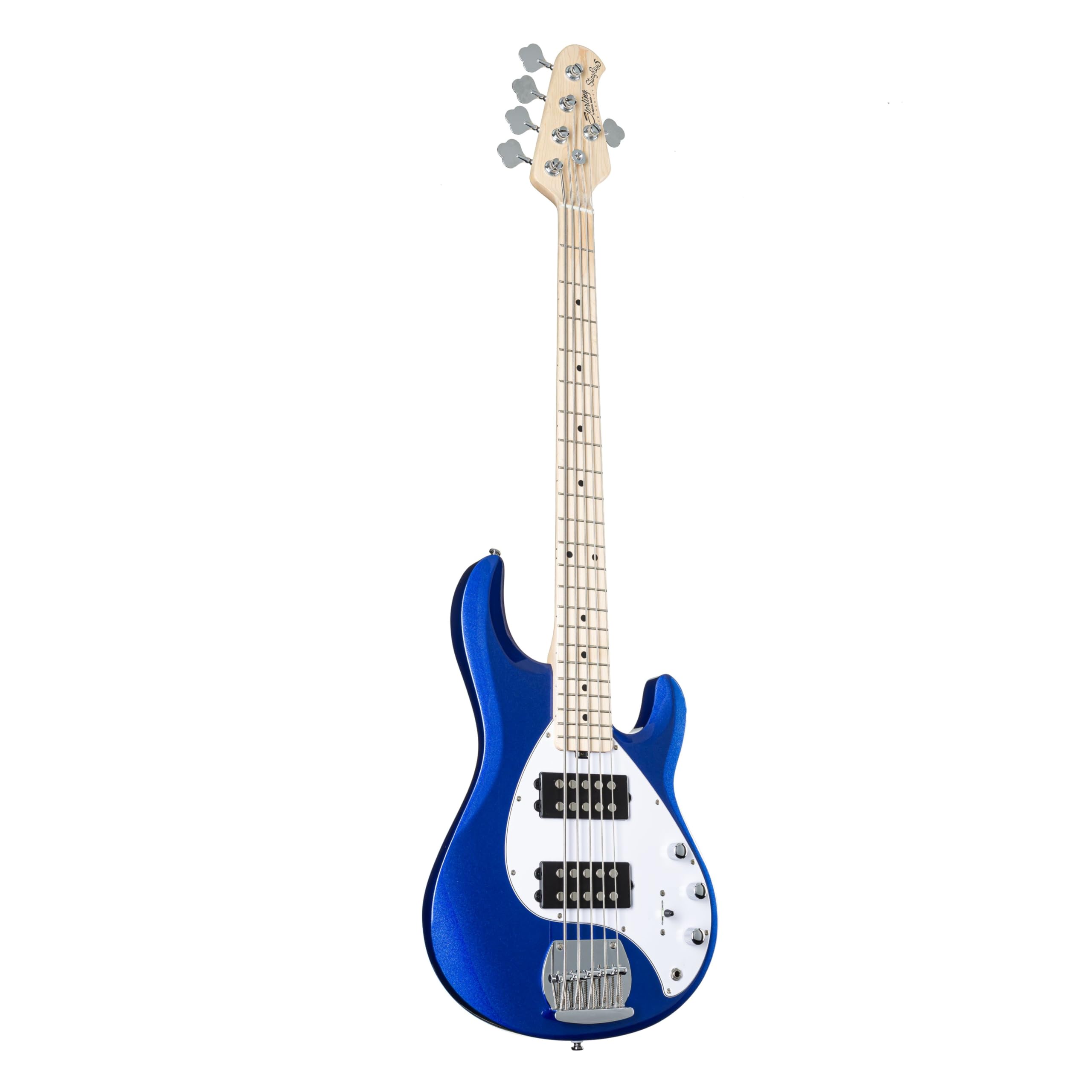 Sterling By Music Man StingRay RAY5HH Bass Guitar - Cobra Blue