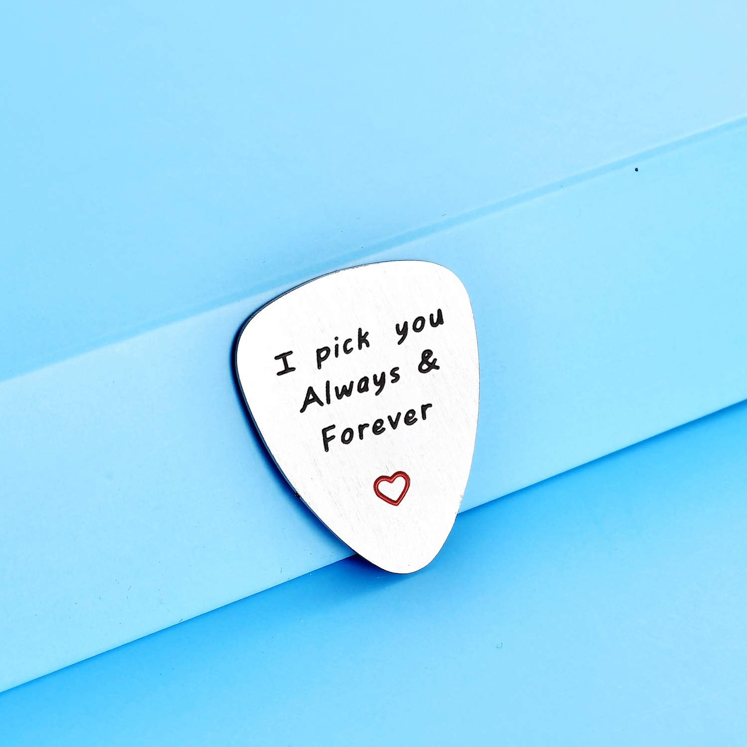 Husband Boyfriend Gifts - Guitar Picks Gifts for For Guitarist Musician, Valentine's Day Gift for Him, Wedding Gift for Men (Sty