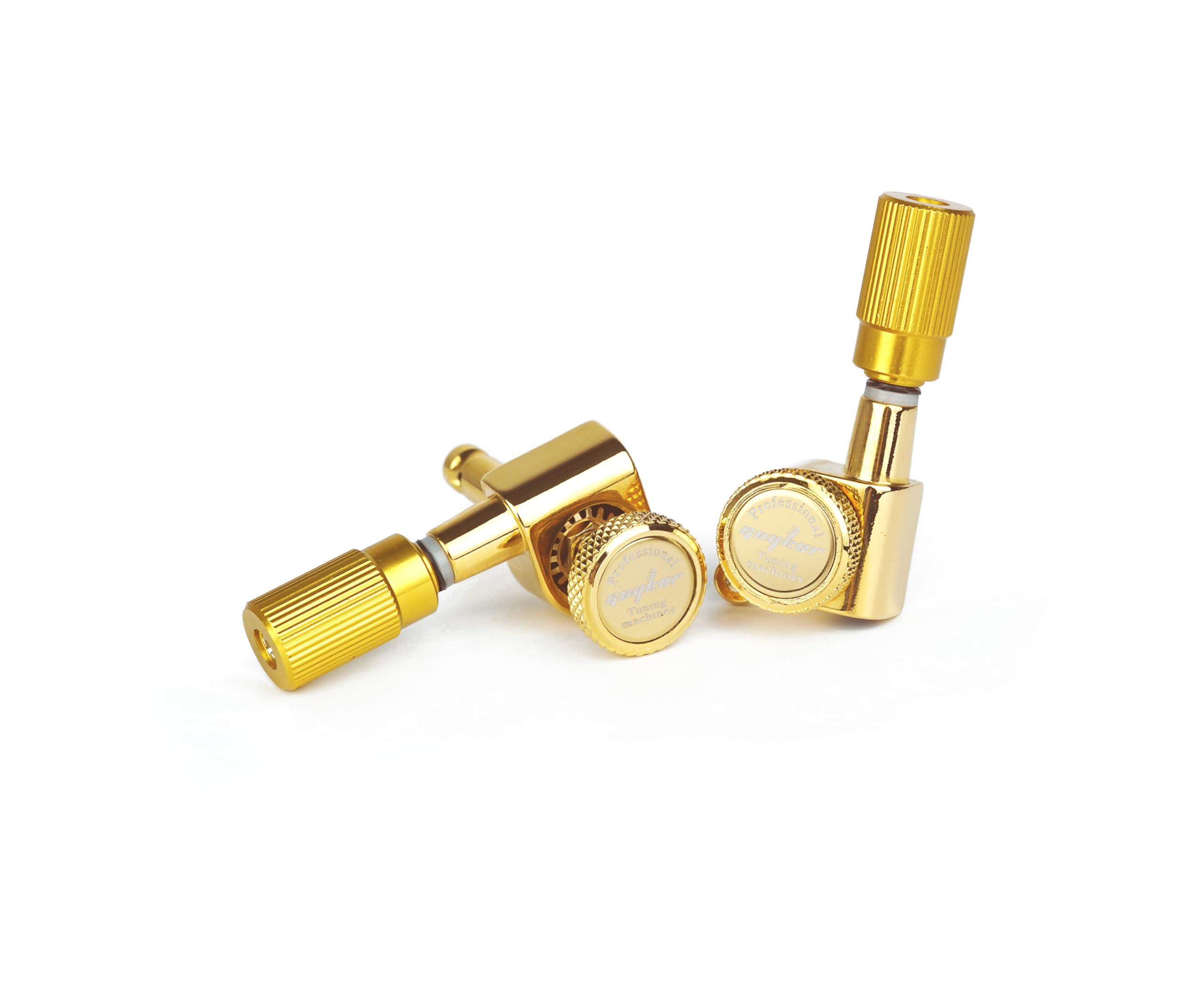 Guyker Guitar Locking Tuners (3L + 3R Handed) - 1:18 Pro Lock String Tuning Key Pegs Machine Head Set Replacement for ST TL SG L