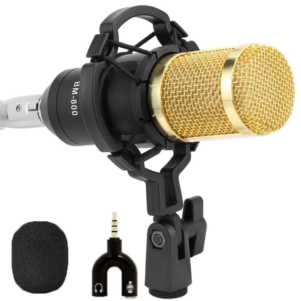 Device Of Urban Infotech Bm800 Studio Microphone For Broadcasting & Recording Bm800 Condenser Microphone Set With Shock Mount Ba