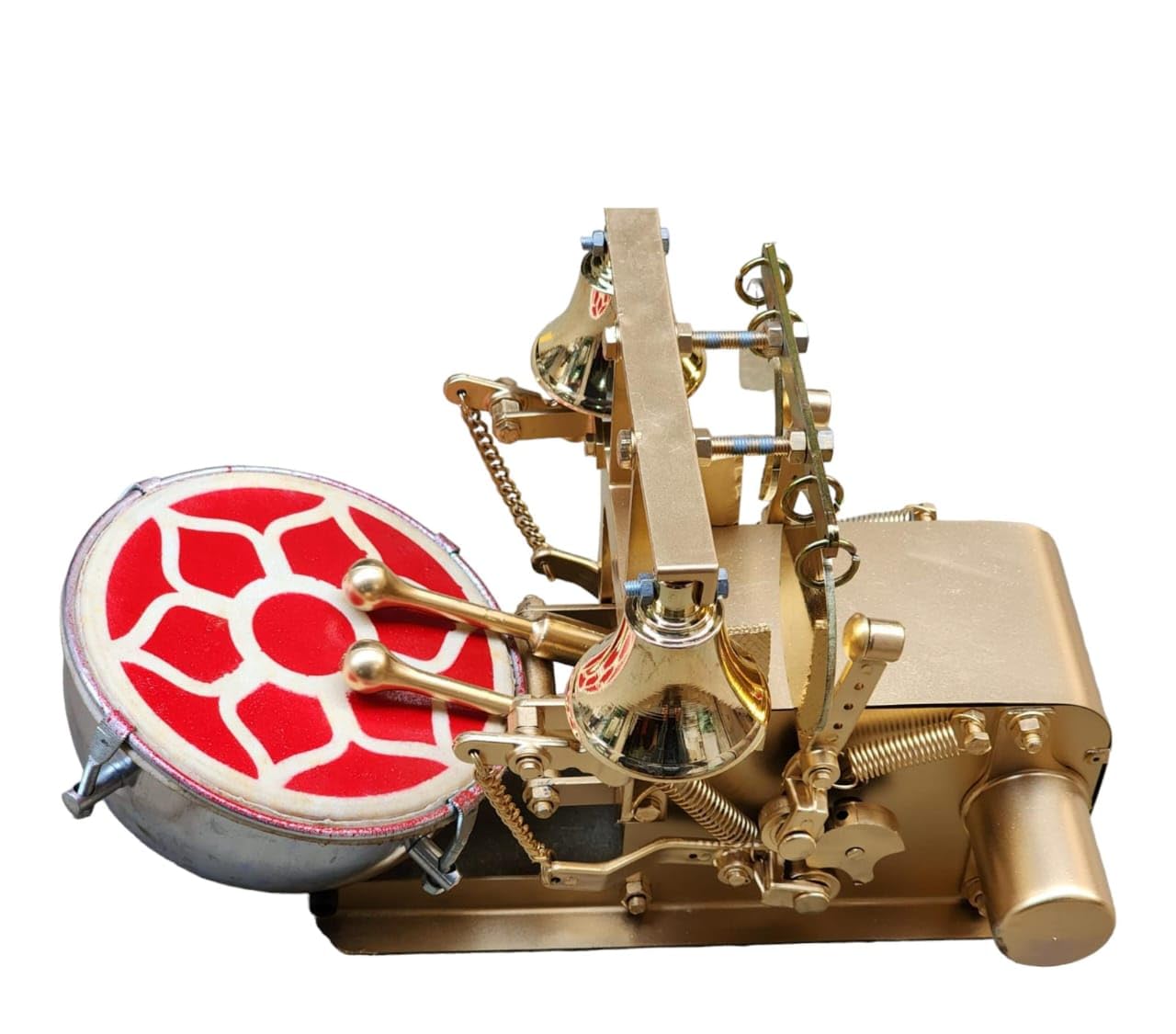 Akshar Tabla Mart Small Size Electric Aarti Machine For Small Temple And Home Office And Best For Gift Giving