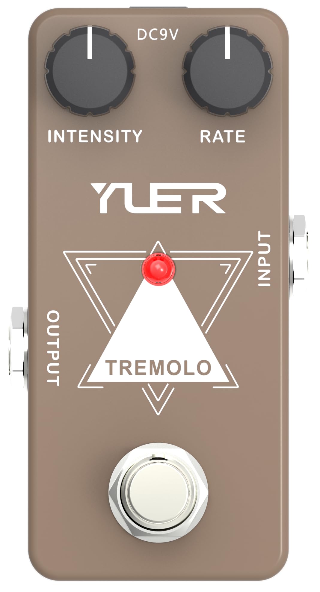 Tremolo,Guitar Pedal,Electric Guitar Effects Pedal for Guitars and Bass Effect Pedals Mini Single Type DC 9V True Bypass