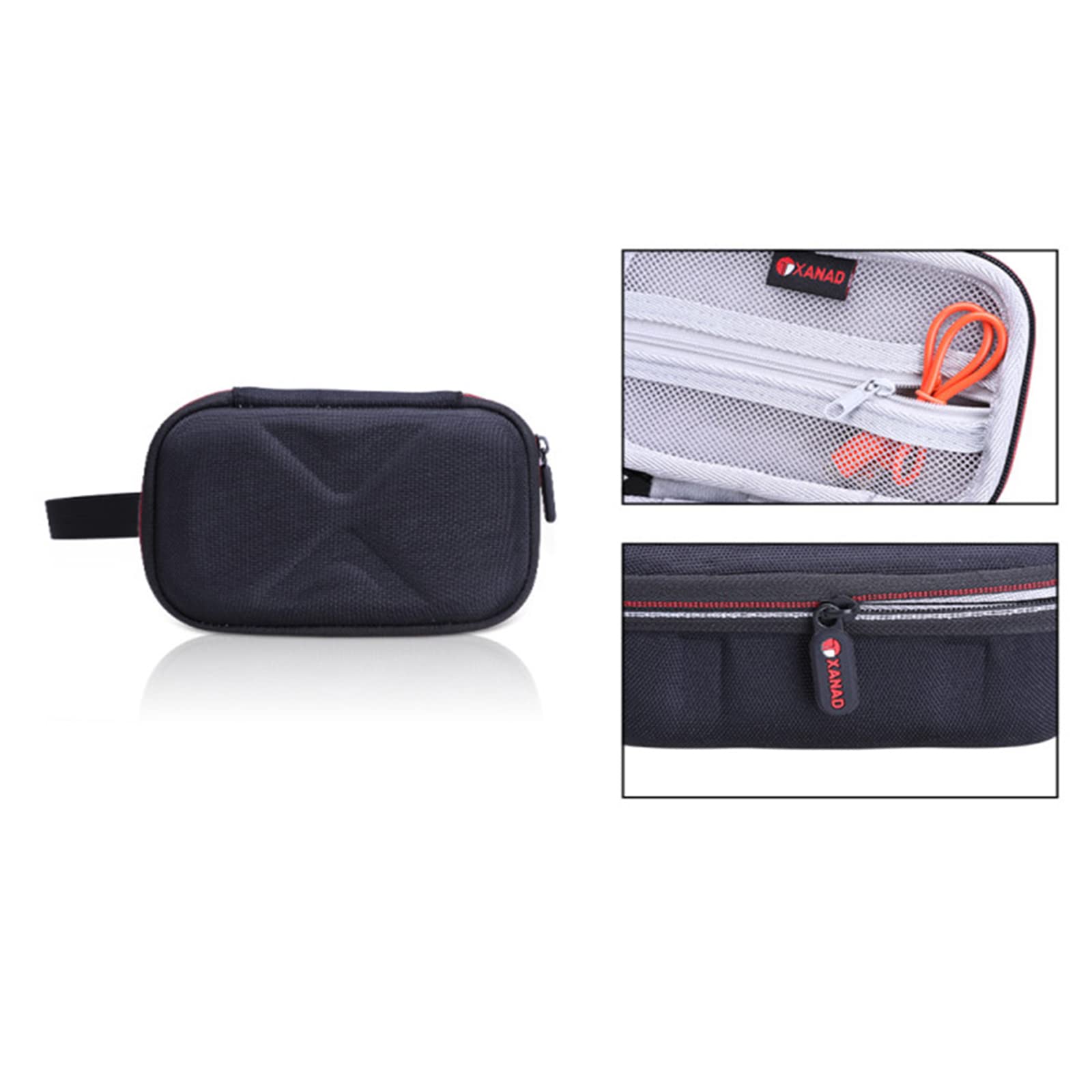 XANAD Hard Case for JBL GO 3 or GO 2 Bluetooth Speaker -Travel Carry Cover Storage Bag (Gray)