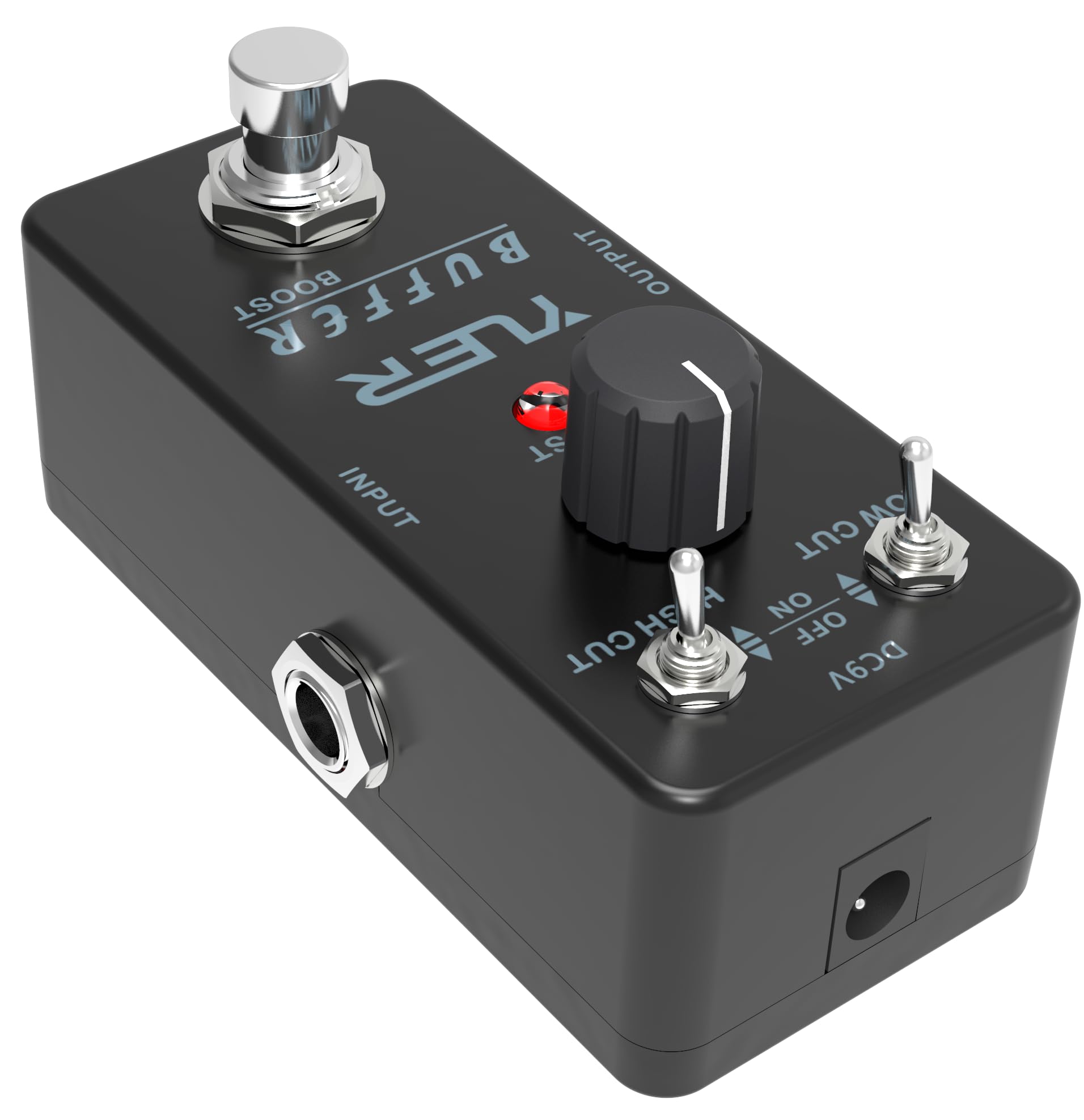 BUFFER BOOST,Guitar Pedal,Electric Guitar Effects Pedal for Guitars and Bass Effect Pedals Mini Single Type DC 9V True Bypass