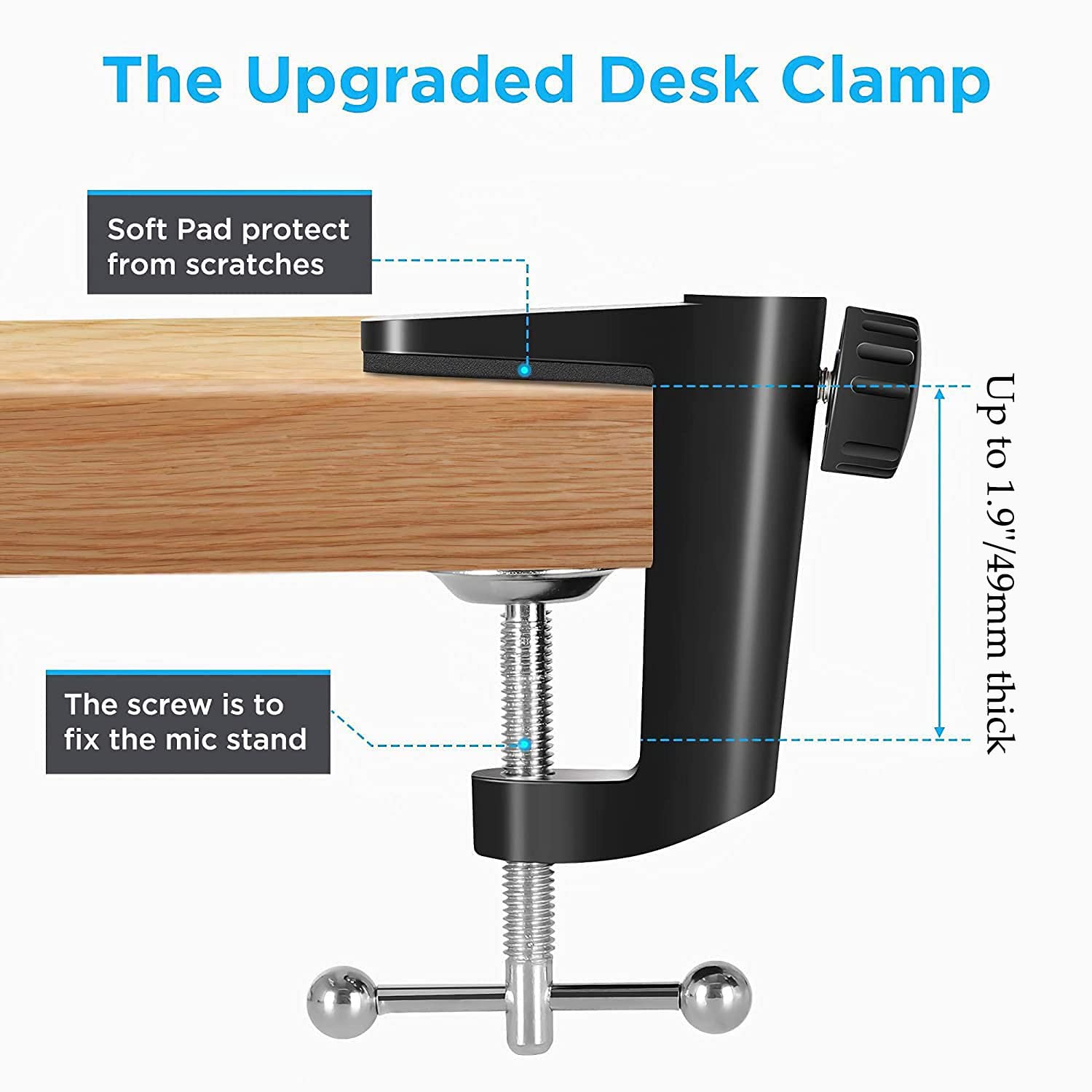 Boom Arm For Hyperx Quadcast Microphone, Adjustable Suspension Mic Scissor Stand, For Studio Recording & Broadcasting Compatible
