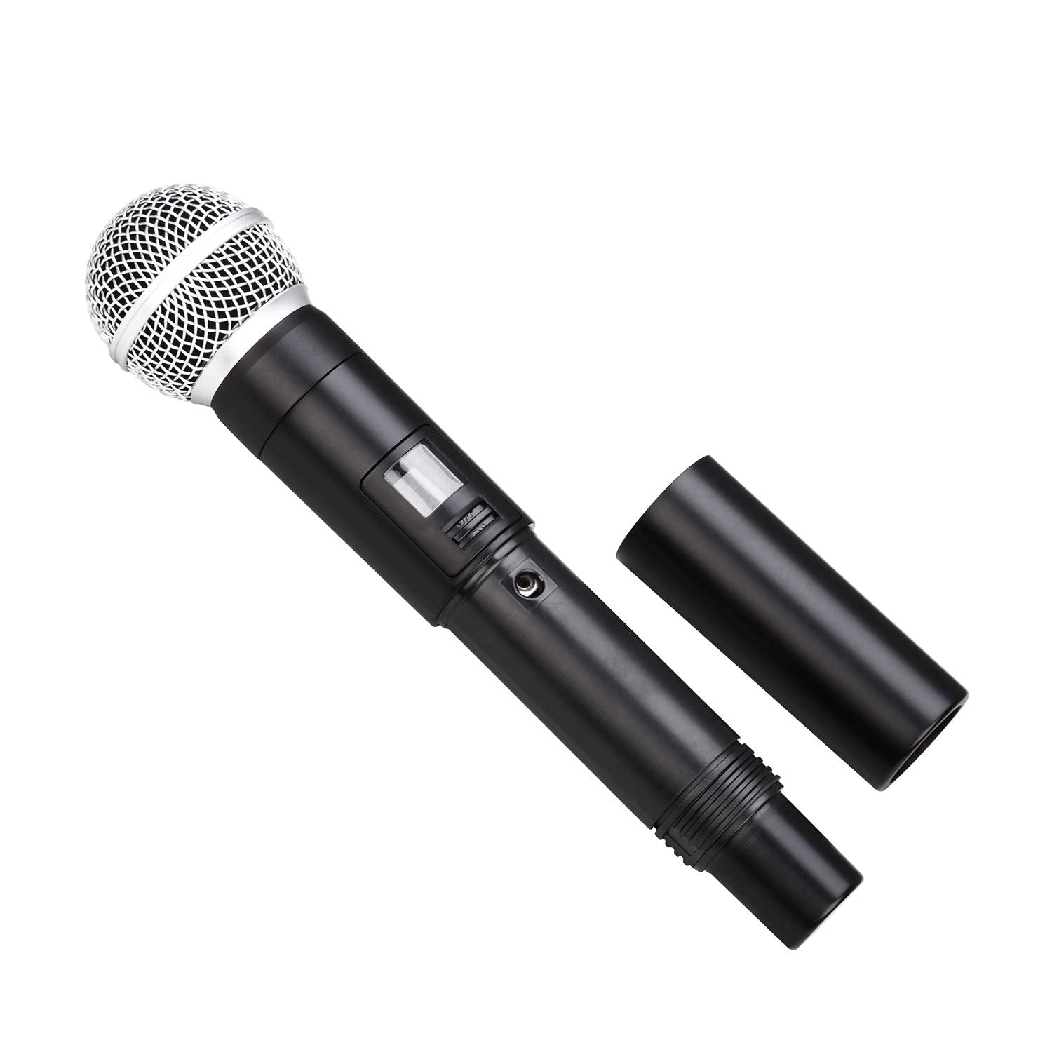 MicrocKing Wireless Microphone System Dynamic Handheld Microphones,150 Ft Operating Range,16 Hours Continuous Use,Ideal for Kara