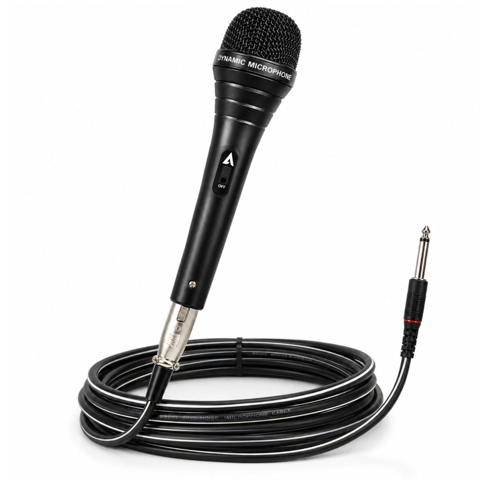 Acme Int Allgoodsin Dynamic Wired Microphone For Singing & Karaoke | 7M Cable | Budget Mic For Home, Youtube & Speaker Use