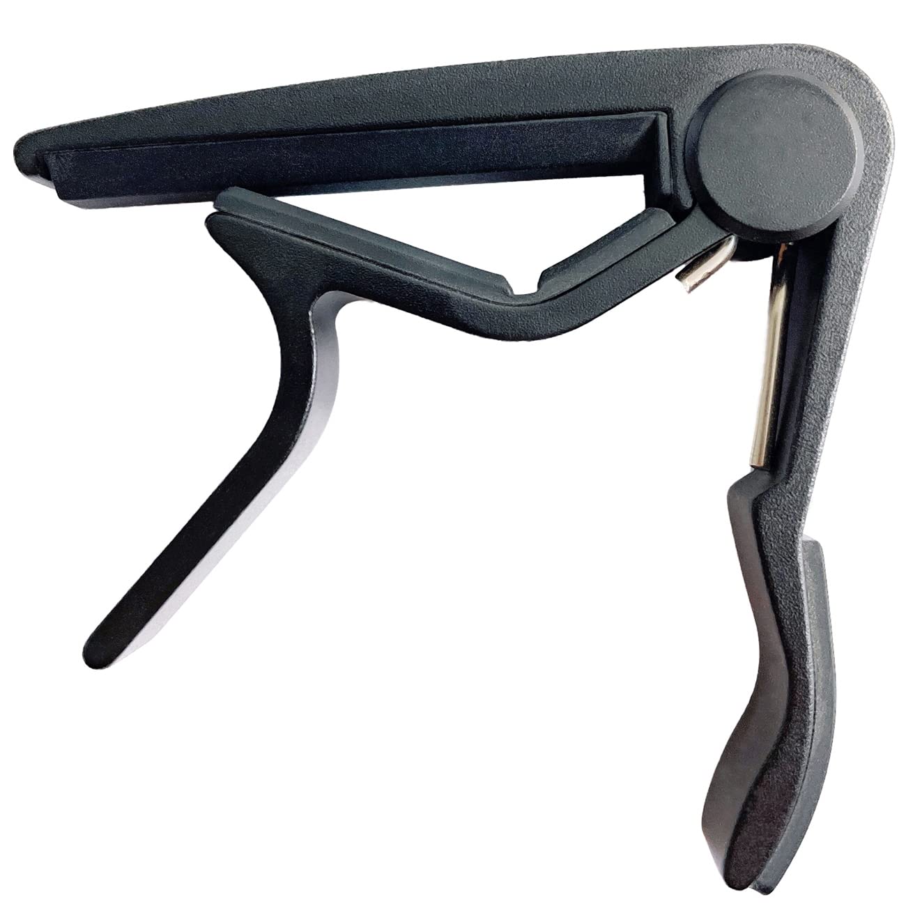 Wingo Pro Classical Flat Guitar Capo, Black, 5 Picks
