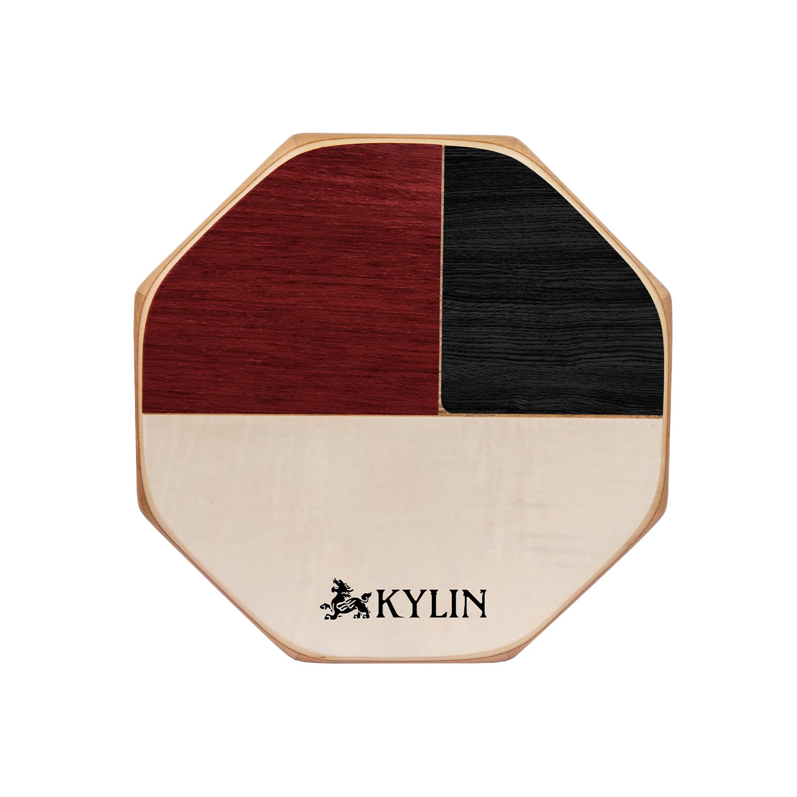 KYLIN Portable Cajon Box Drum for Percussion Instrument Wood with Internal Guitar Strings Compact Size Portable Cajon Snare Cajo