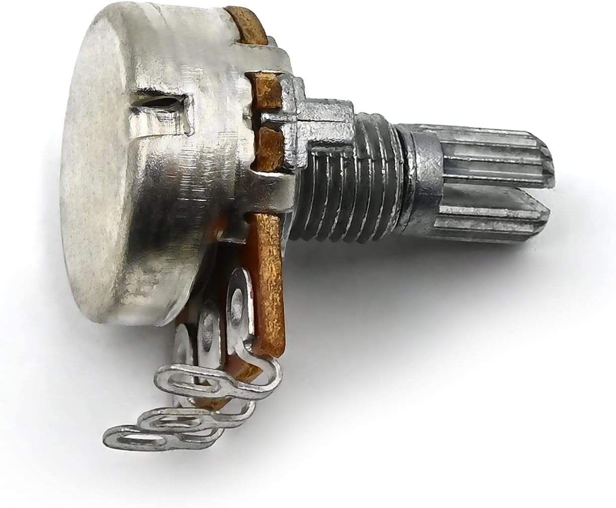 2 Tones 1 Volume 500K Potentiometer with 1 Output Jack Square Plate Split Shaft 2T1V Pots Replacement for LP ST SQ Tele Electric