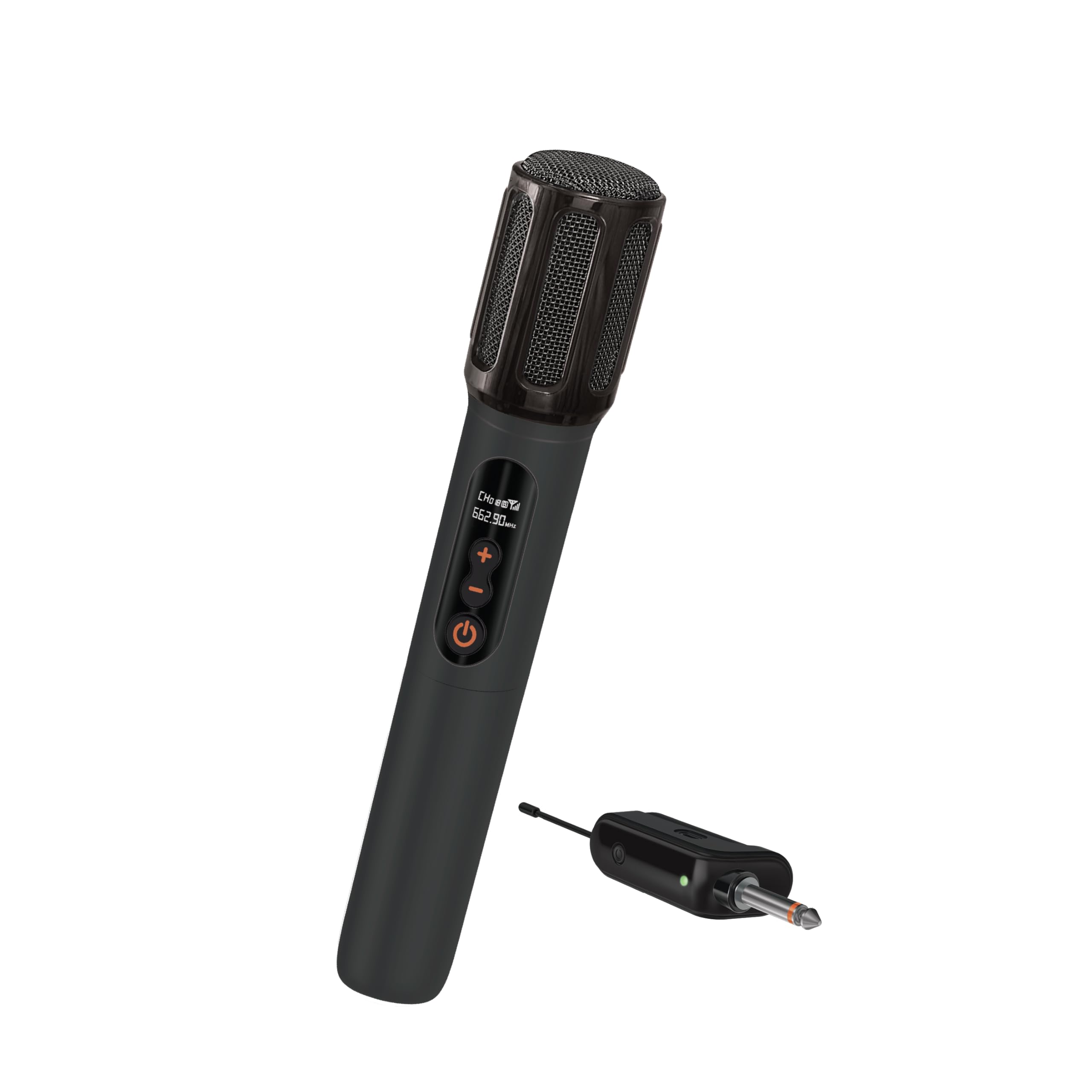 Fingers Freedom Mic-G26 Wireless Microphone (2.4Ghz Digital Technology, 6.35 Mm Pin Receiver With Type-C Charging Port, 35-Hour 