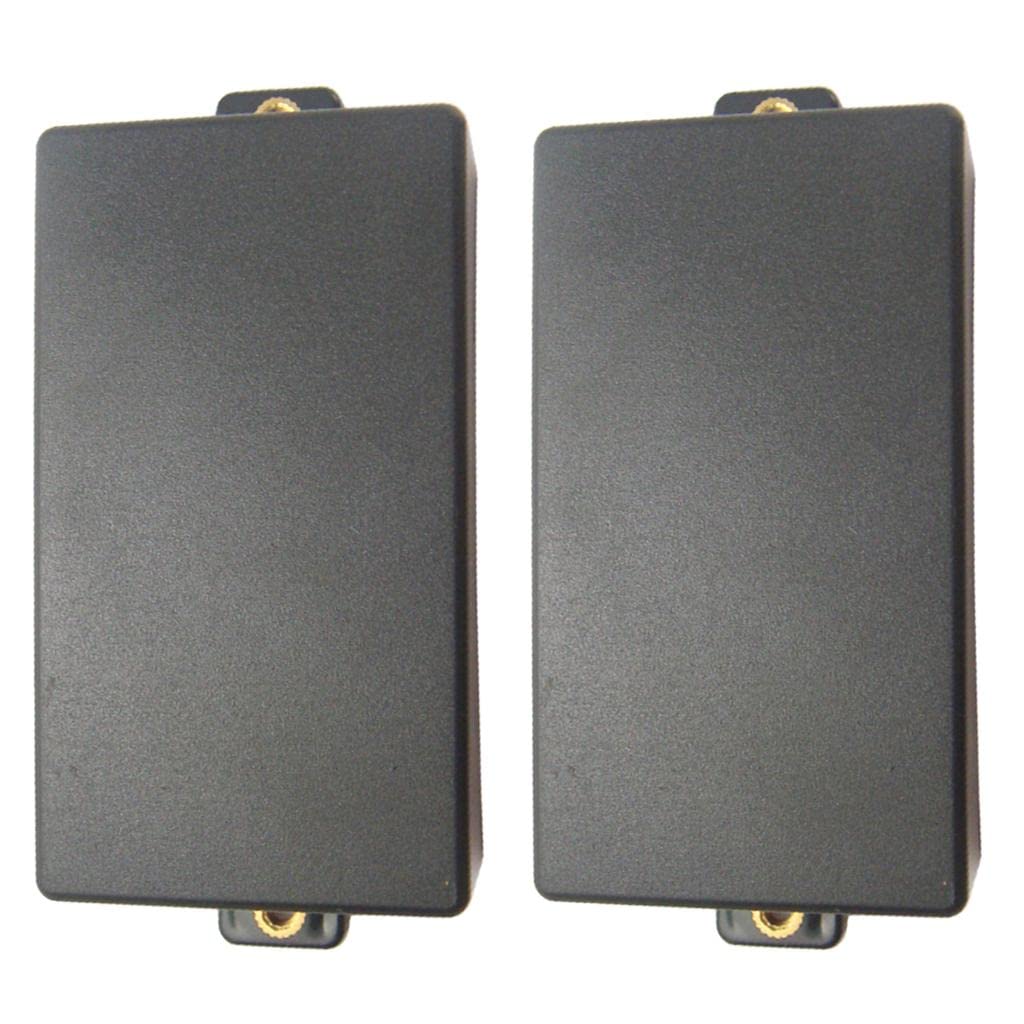 Club BollywoodNo Hole Closed Electric Guitar Pickup Humbucker Covers Double Black| Pickups| Pickups|Musical Instruments & Gear |