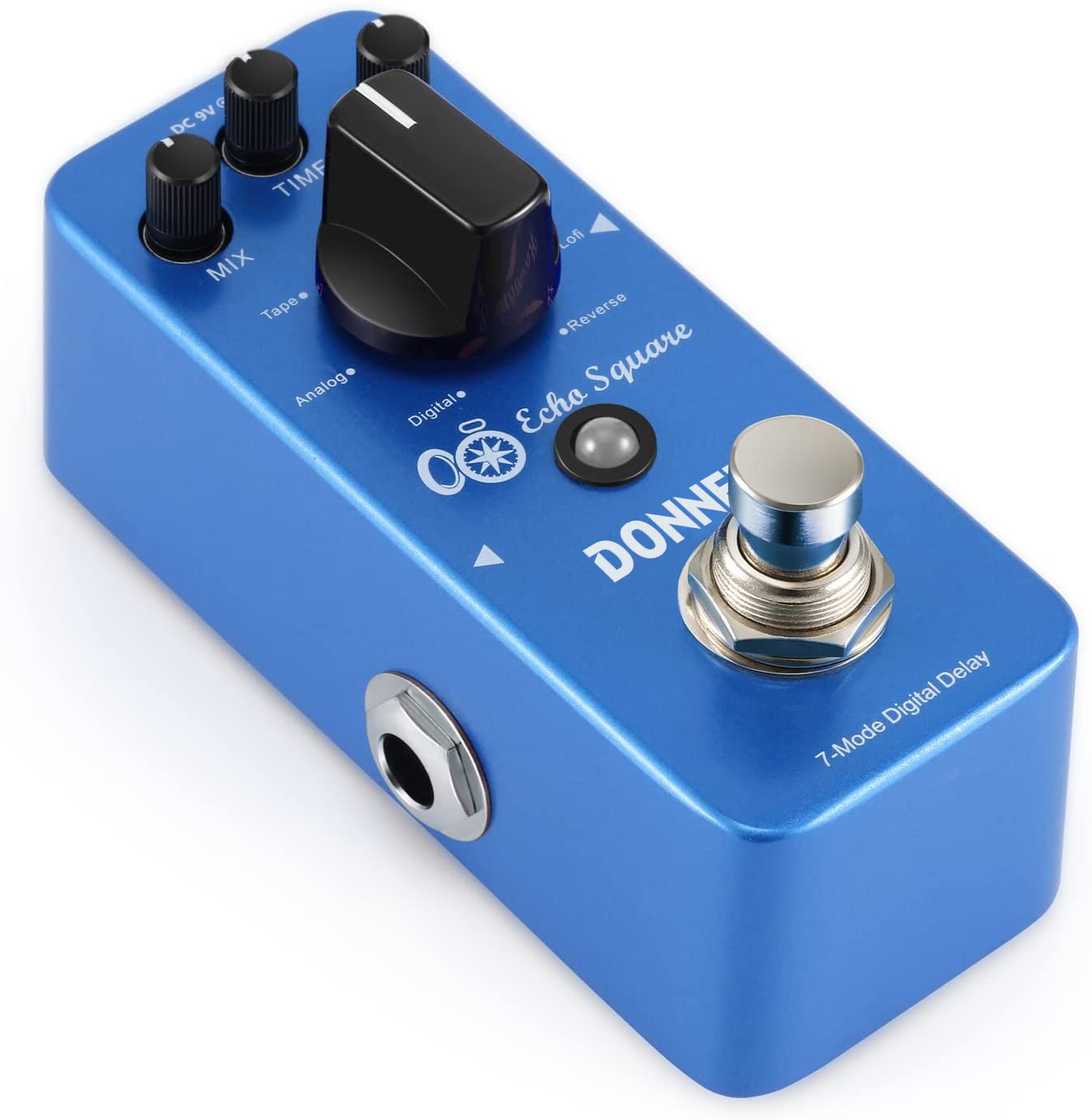 Donner Delay Pedal - Digital Multi Delay Guitar Pedal, 7 Effects Digital Analog Tape Mod Sweep Lofi Reverse For Electric Guitar