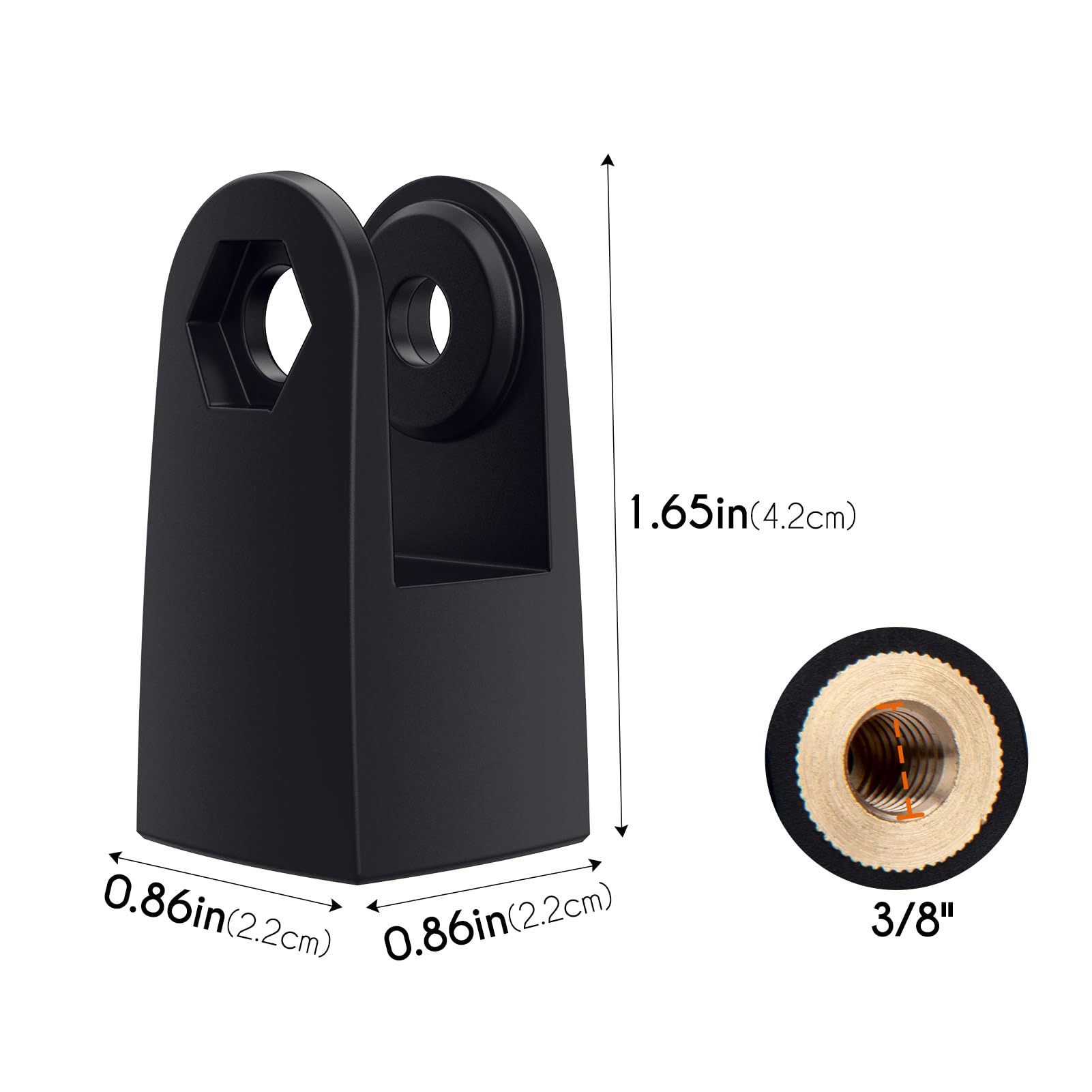 SUNMON HyperX QuadCast Microphone Mount Adapter for Hyper x QuadCast, Replacement Kit for HyperX QuadCast S Mount Adapter,Mic Ar