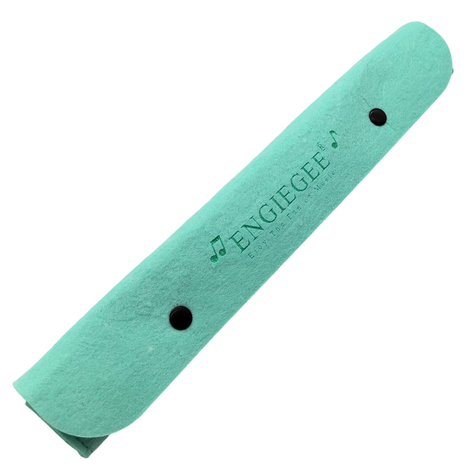 ENGIEGEE Felt Gift Case Bag for Soprano Descant Recorder Instrument or Kids Music Flute, Green