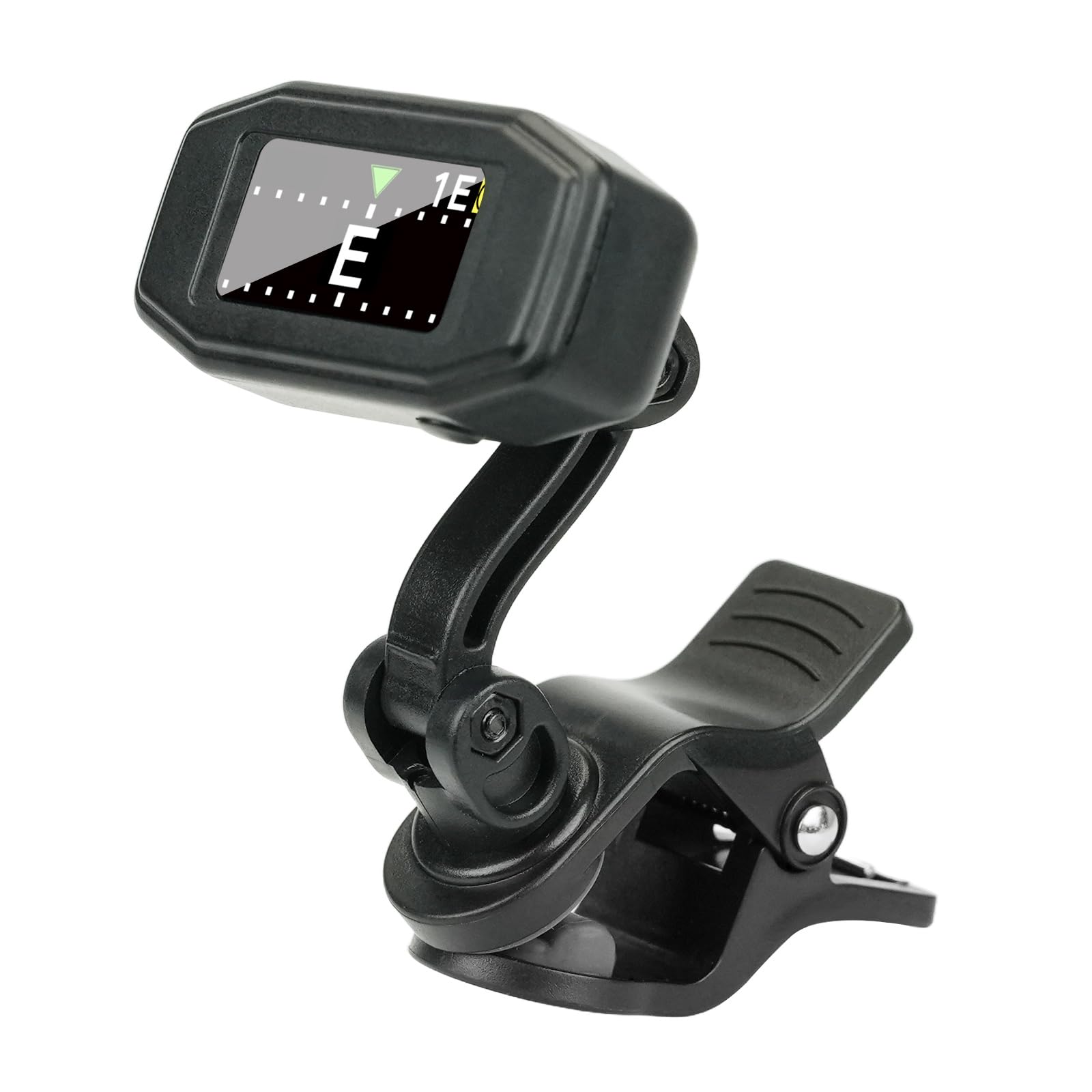 Aroma Guitar Tuner Clip On Rechargeable Easy to Read Simple TFT Screen Good to Use in Strong Light Extremely Fast and Accurate T