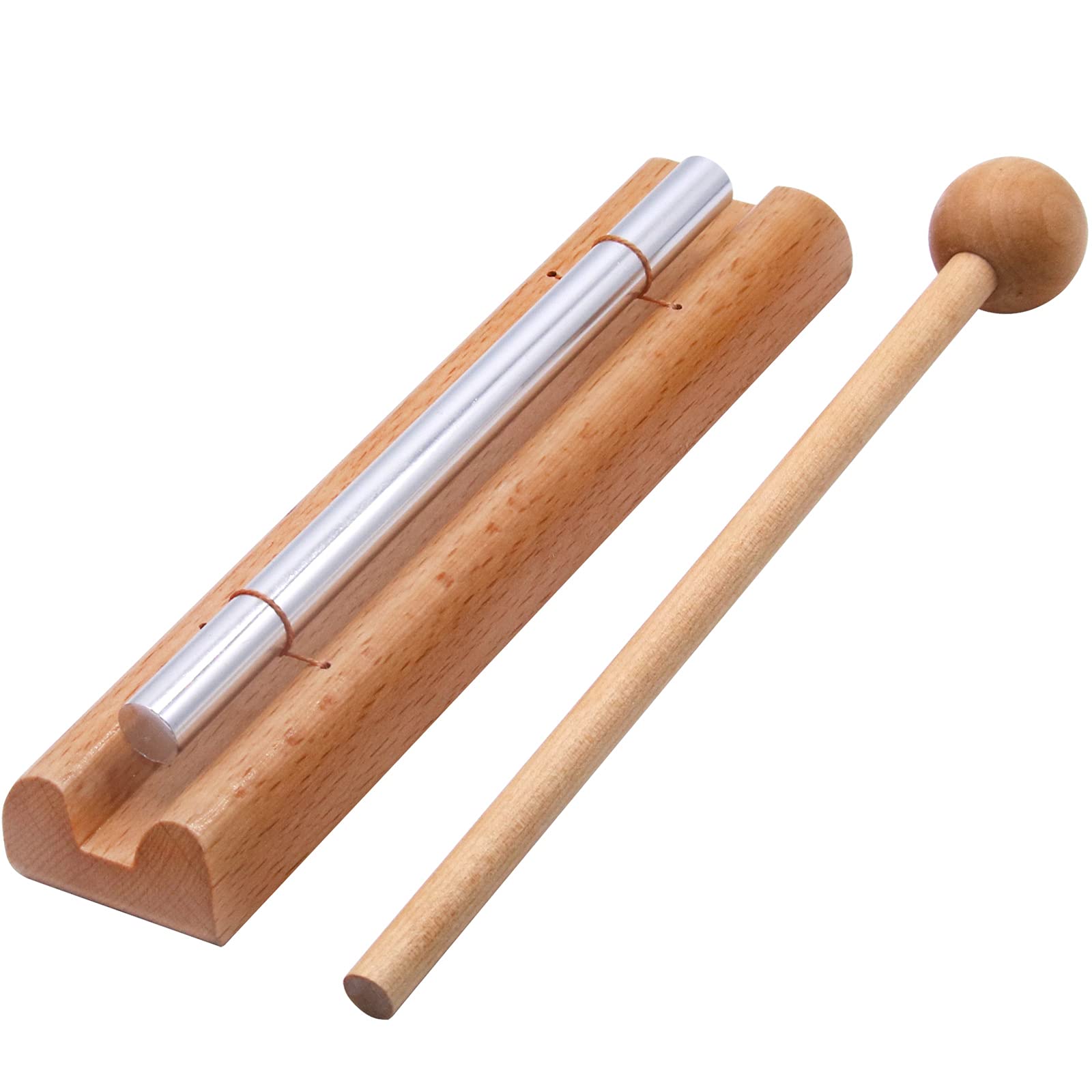 Ehome Meditation Chimes, Mindfulness Solo Hand Chime, Classroom Bell Percussion Instrument, Teacher Tools Reminder Bell with Mal