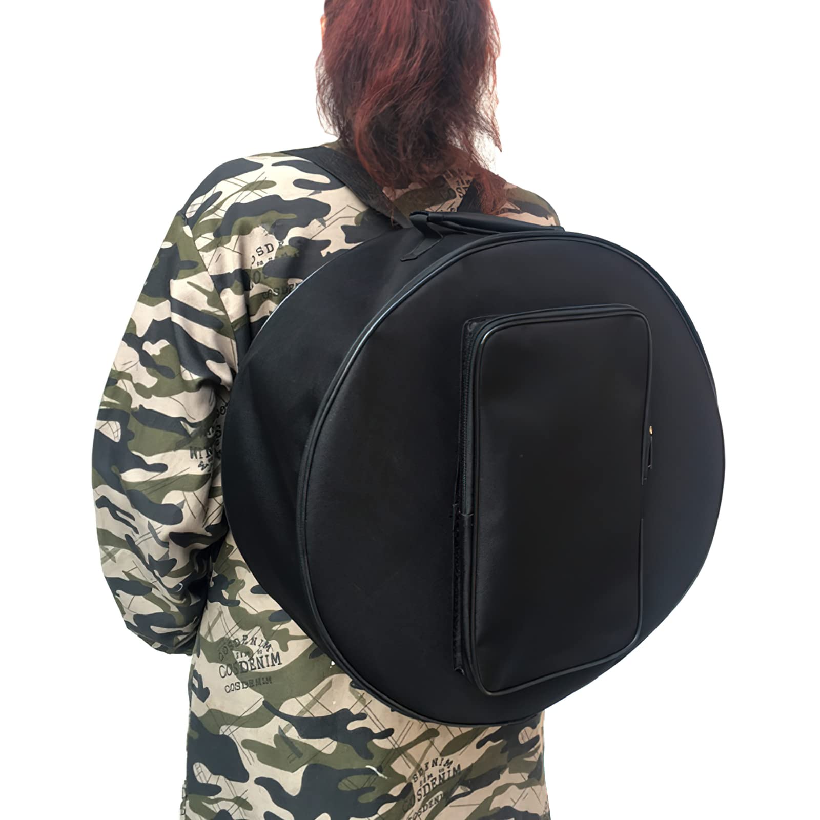 XGOPTS Portable Drum Case with Shoulder Strap and Carry Handles, Waterproof Dustproof Drum Storage and Transport Bag with Outer 