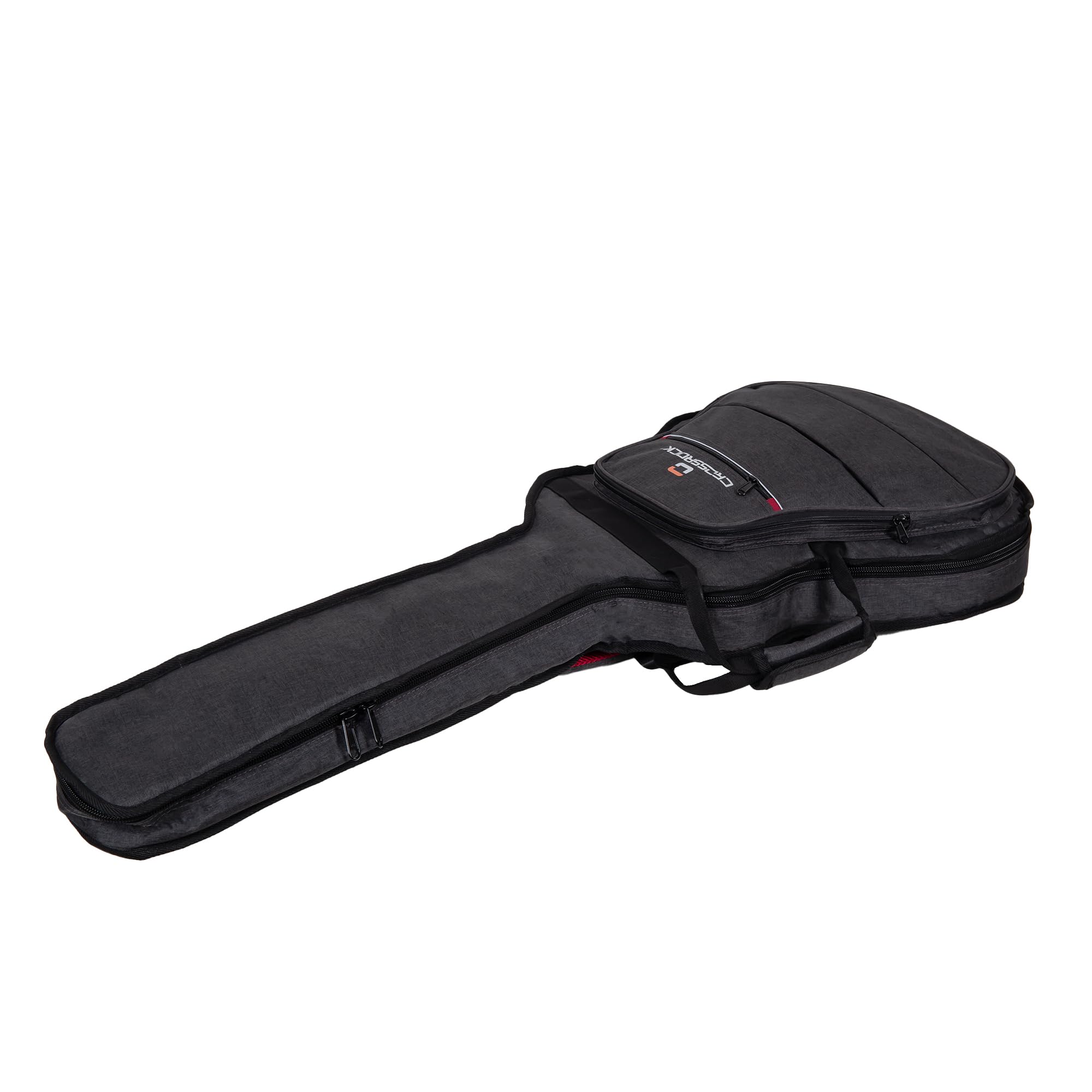 Crossrock 10mm Padded Backpack Gig Bag for 16    Archtop, Hollow-Body & Jazz Electric Guitars - Fits Gretsch Electromatic, Ibane