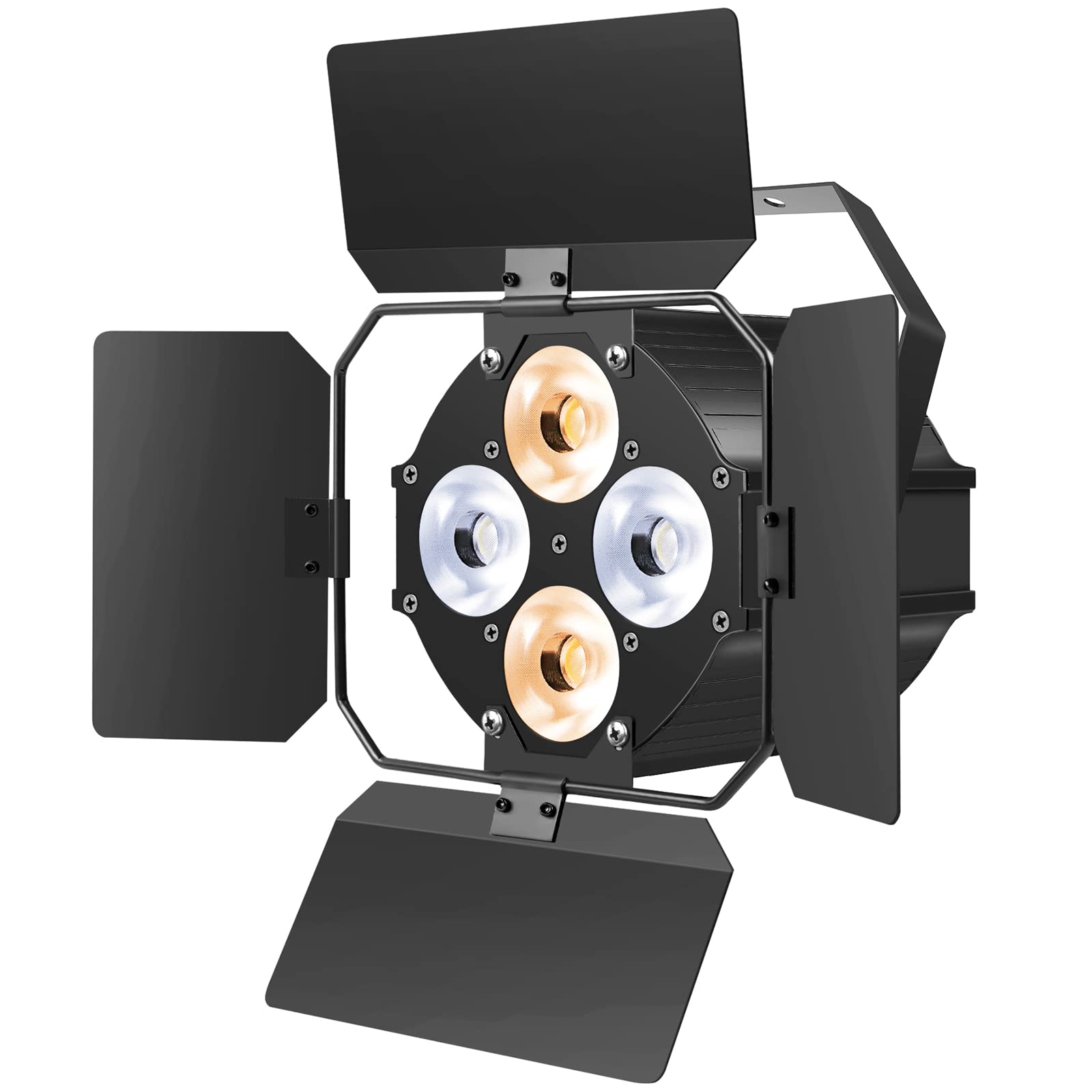 Stage Light With Barn Doors, Led Par Light Dmx512 Professional Dj Par Lights Spotlight For Theater Studio Photostudio Home Decor