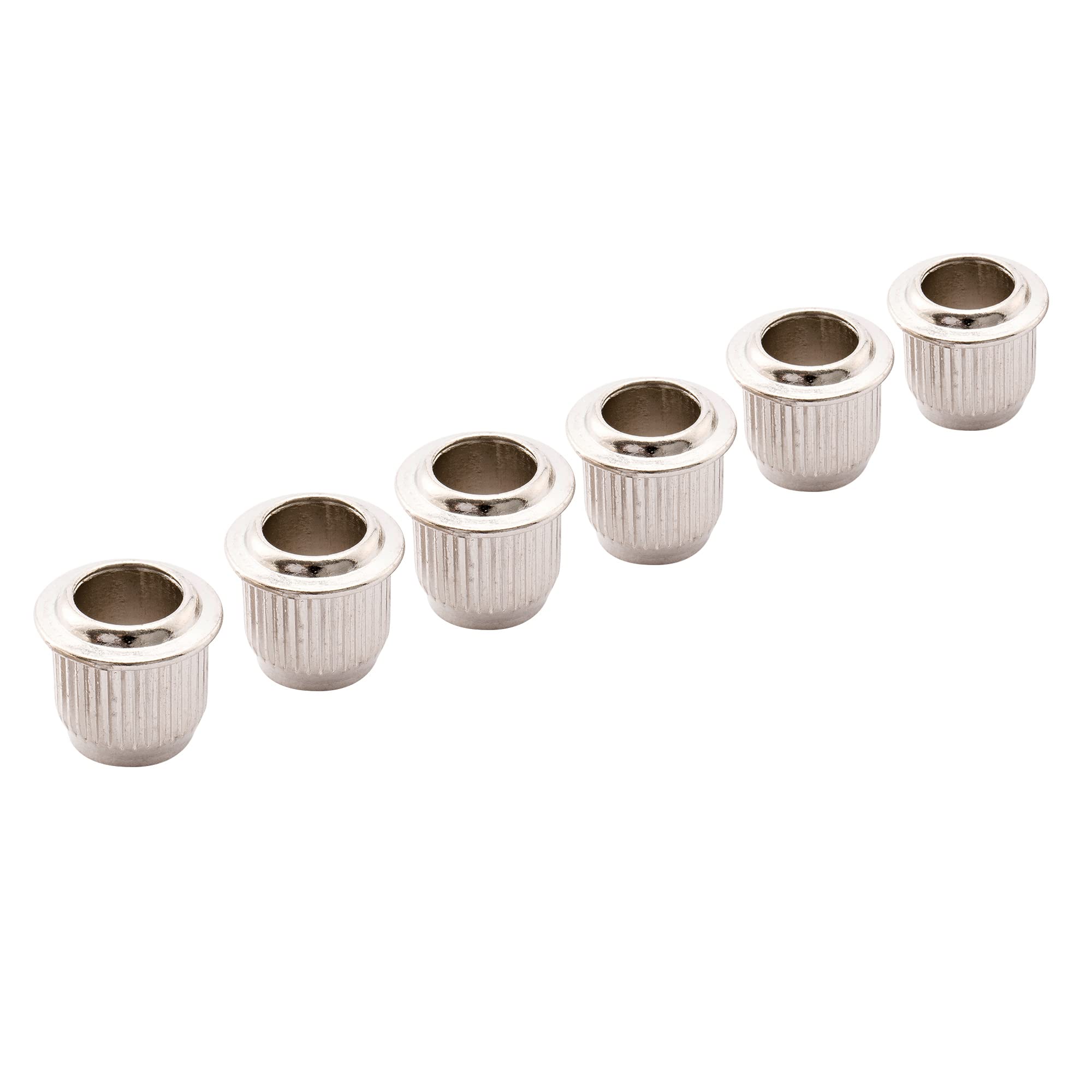 Musiclily Pro 9Mm Guitar Tuner Bushings For Electric Guitar Vintage Tuning Pegs Machine Heads, Nickel (Set Of 6)