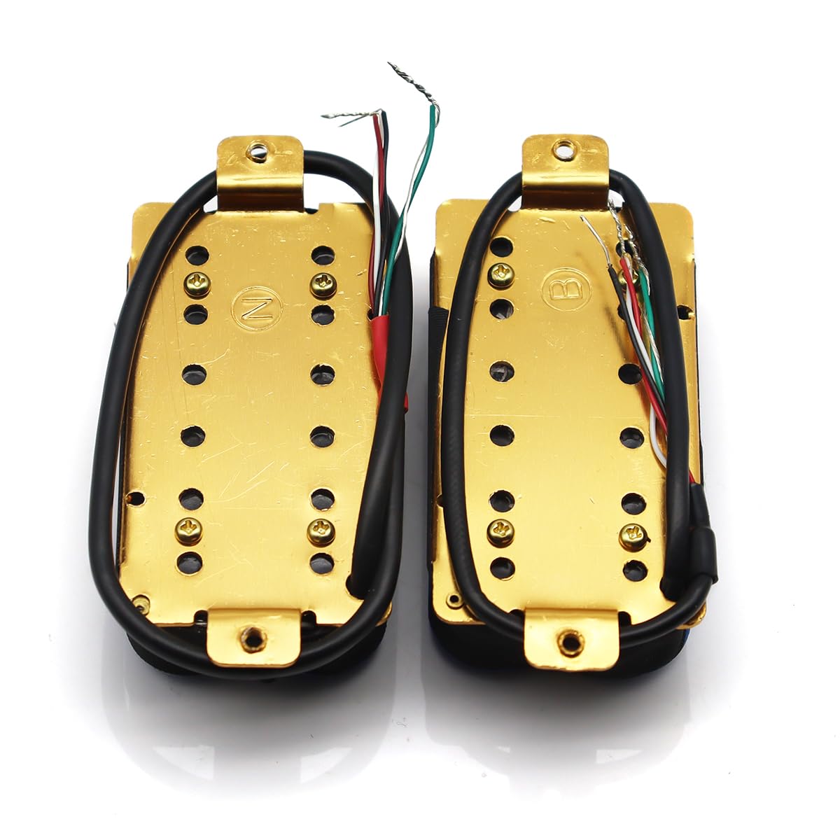 High Output Invader style Guitar Humbucker Pickups Ceramic Magnet Neck and Bridge Pickups For Electric Guitar Parts (Blue)