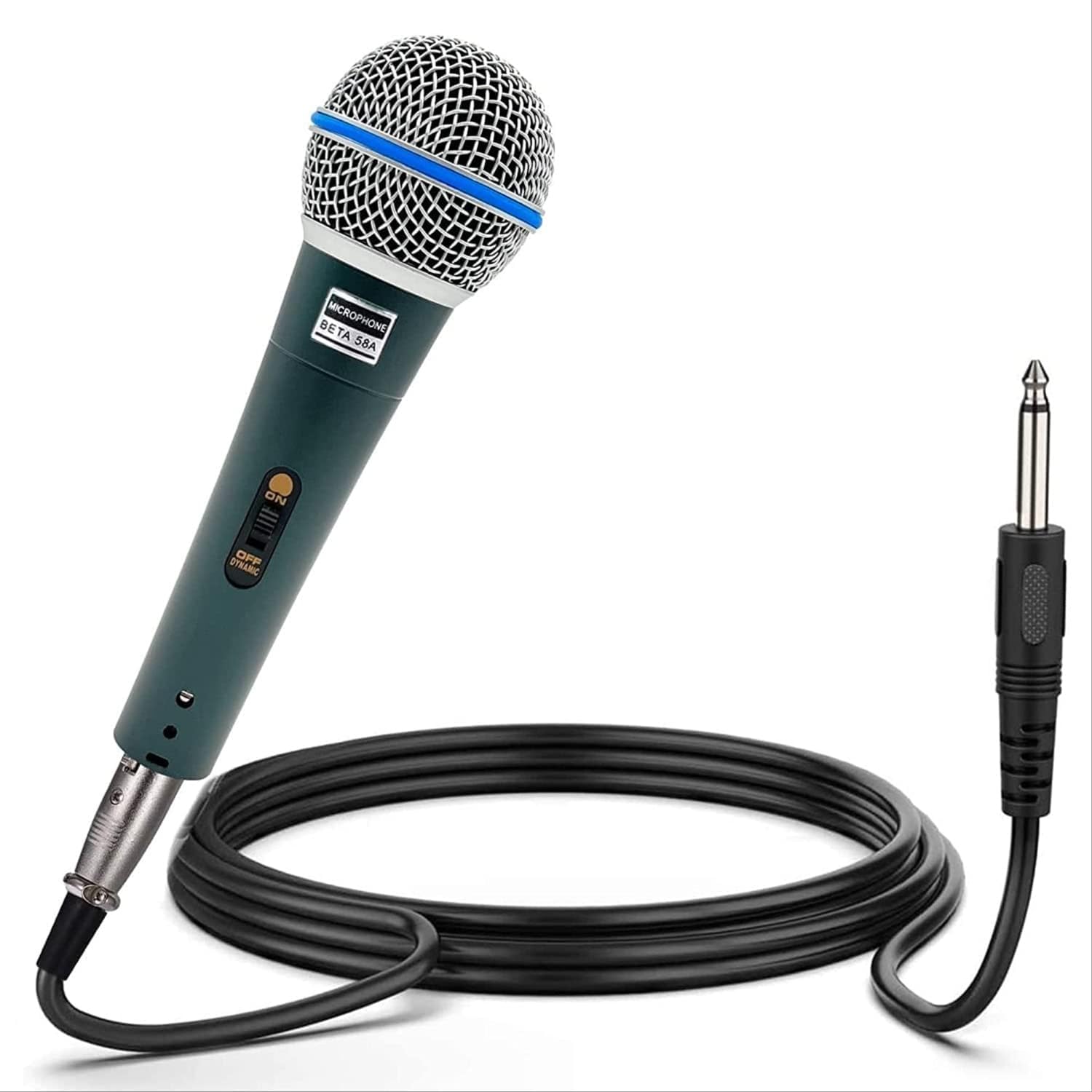 Bloom Media 58 A Dynamic Karaoke Wired Mic With 3.5Mm Jack, For Kirtan, Bhajan, Singing And Stage Events