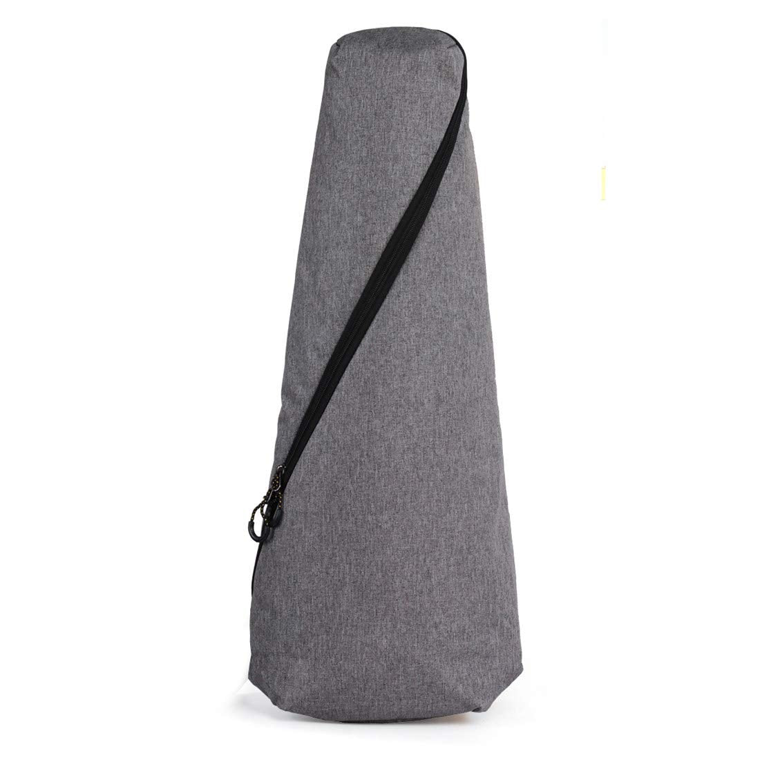 Glenmi Gray Ukulele Case Bag for Both Soprano Concert Ukulele 21 23 24,10mm Sponge Padded (Soprano/Concert)