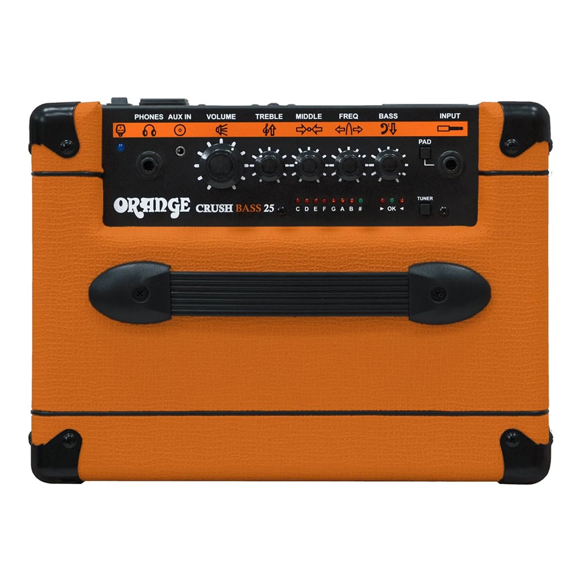 Orange Crush Bass 25 25W 8'' Bass Guitar Amplifier and Speaker Combo, Orange