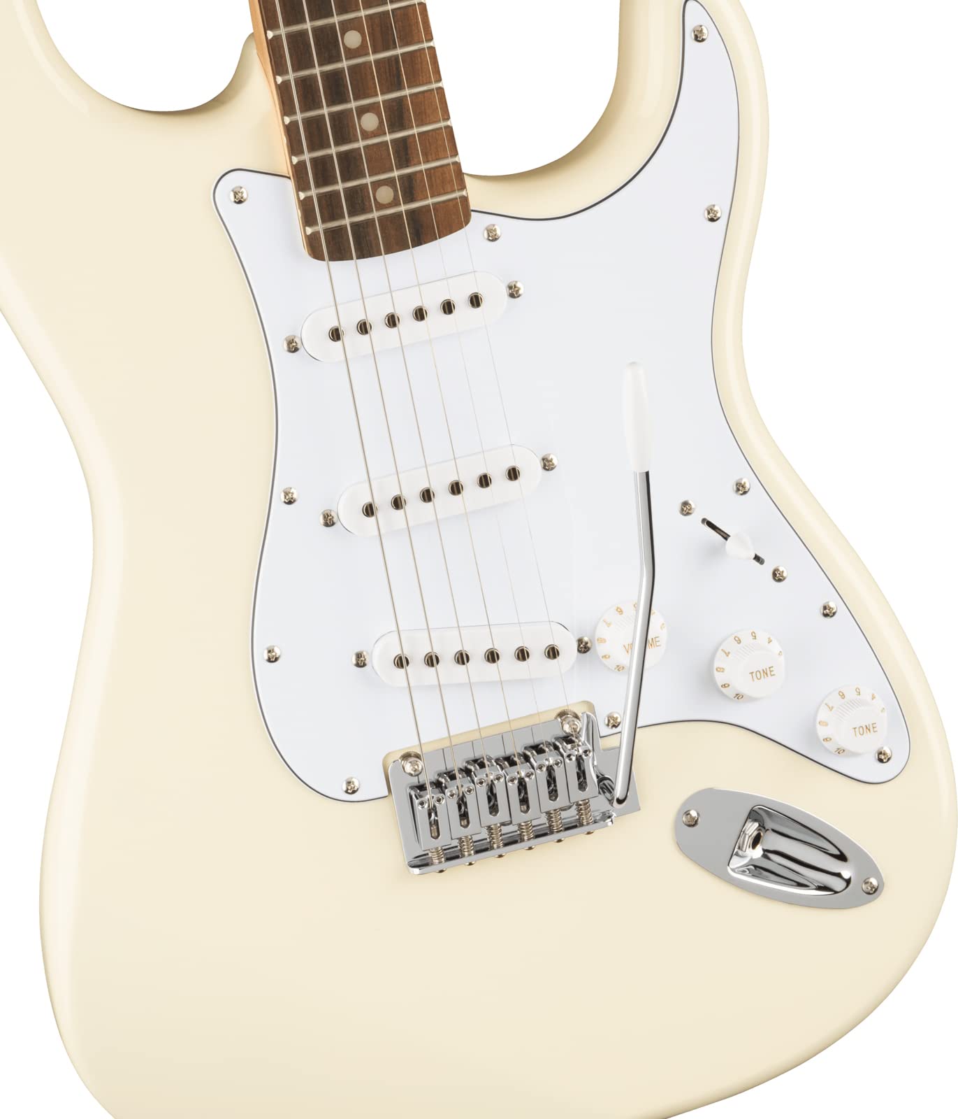 Fender Squier Affinity Stratocaster Limited Edition - Olympic White Bundle with Frontman 10G Amplifier, Gig Bag, Tuner, Instrume