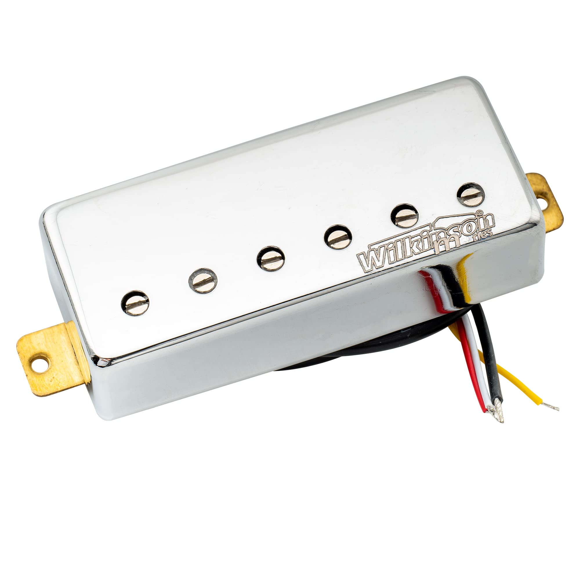 Wilkinson M Series Ceramic Mini Humbucker Electric Guitar Bridge Pickup For Les Paul/Fire-Bird, Chrome