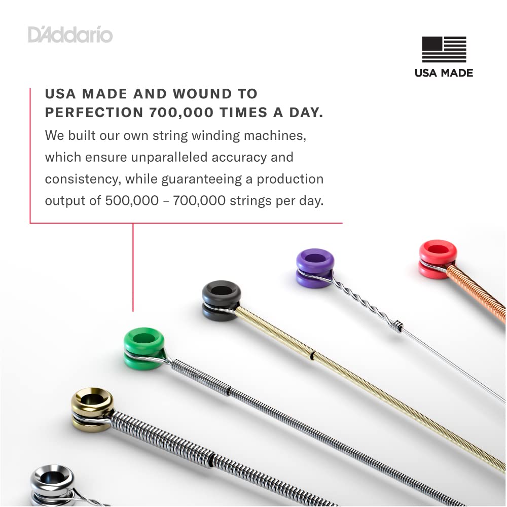 D'Addario EXL170BT 45-107 Gauge Nickel Wound Bass Guitar Strings, Balanced Tension Light