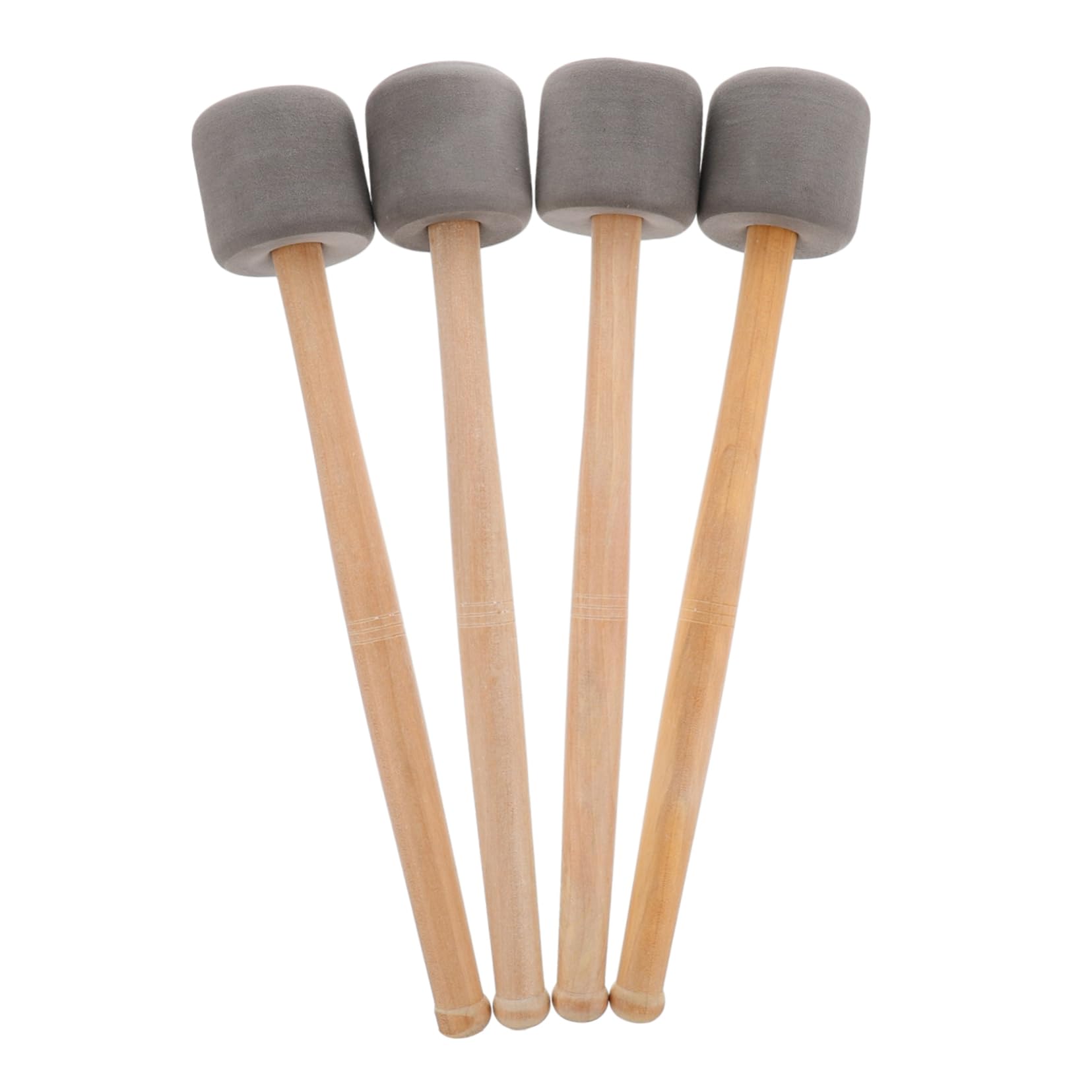 Besportble 4Pcs Drum Stick Mallets Big Handle Drumsticks Foam Head For Percussion