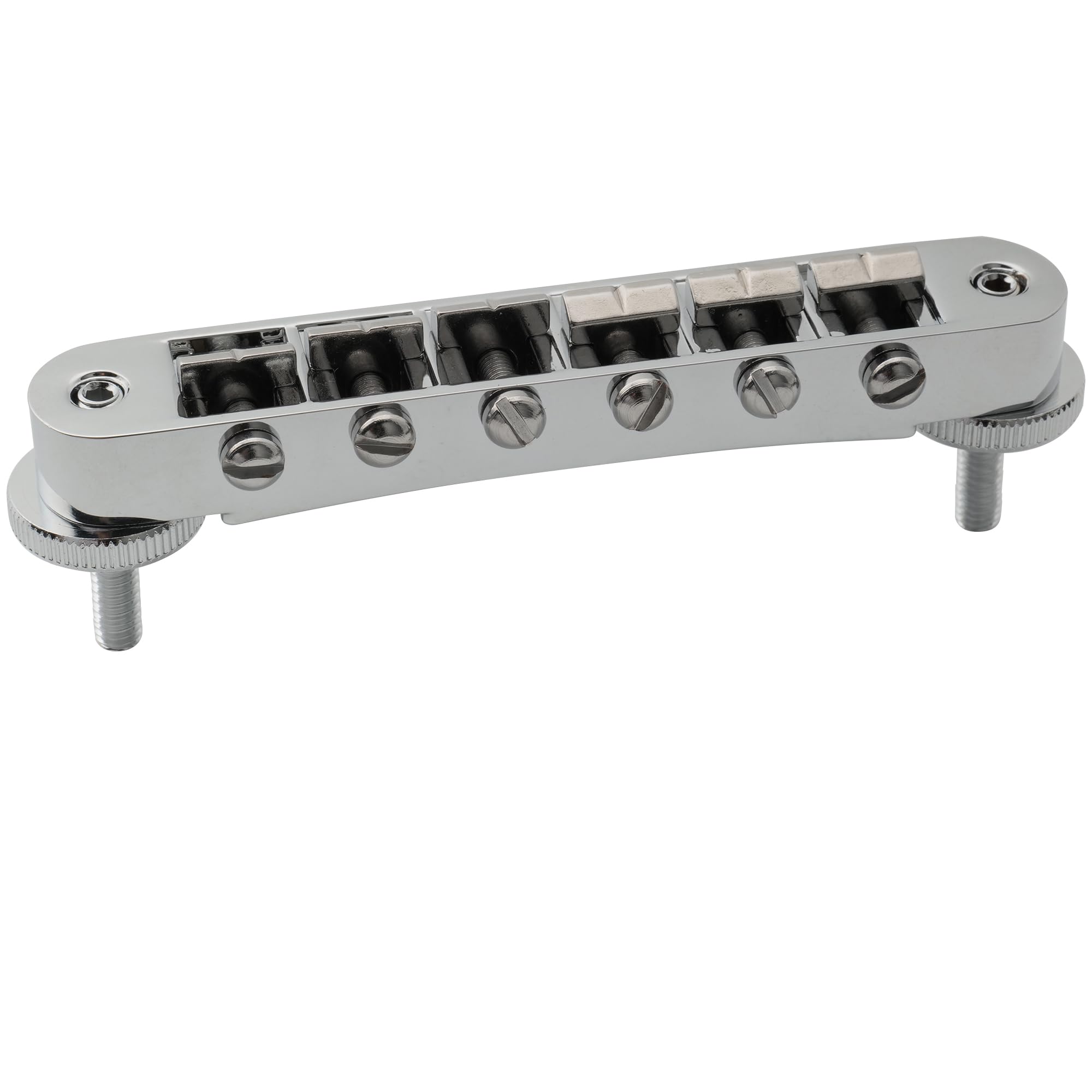 Musiclily Pro 52Mm Wide Body Abr-1 Guitar Tune-O-Matic Bridge For Epiphone Les Paul Lp Sg Style Electric Guitar, Chrome