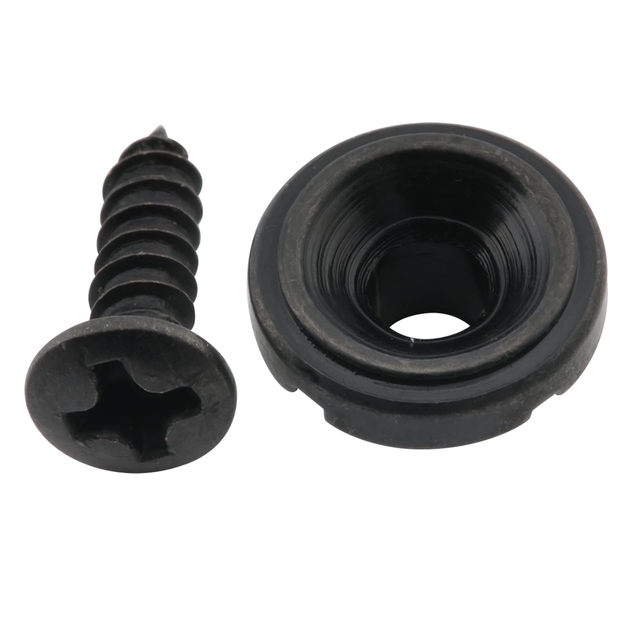 Musiclily Pro Steel Vintage Tele String Guide Guitar String Tree Retainer For Tele Style Electric Guitar, Black