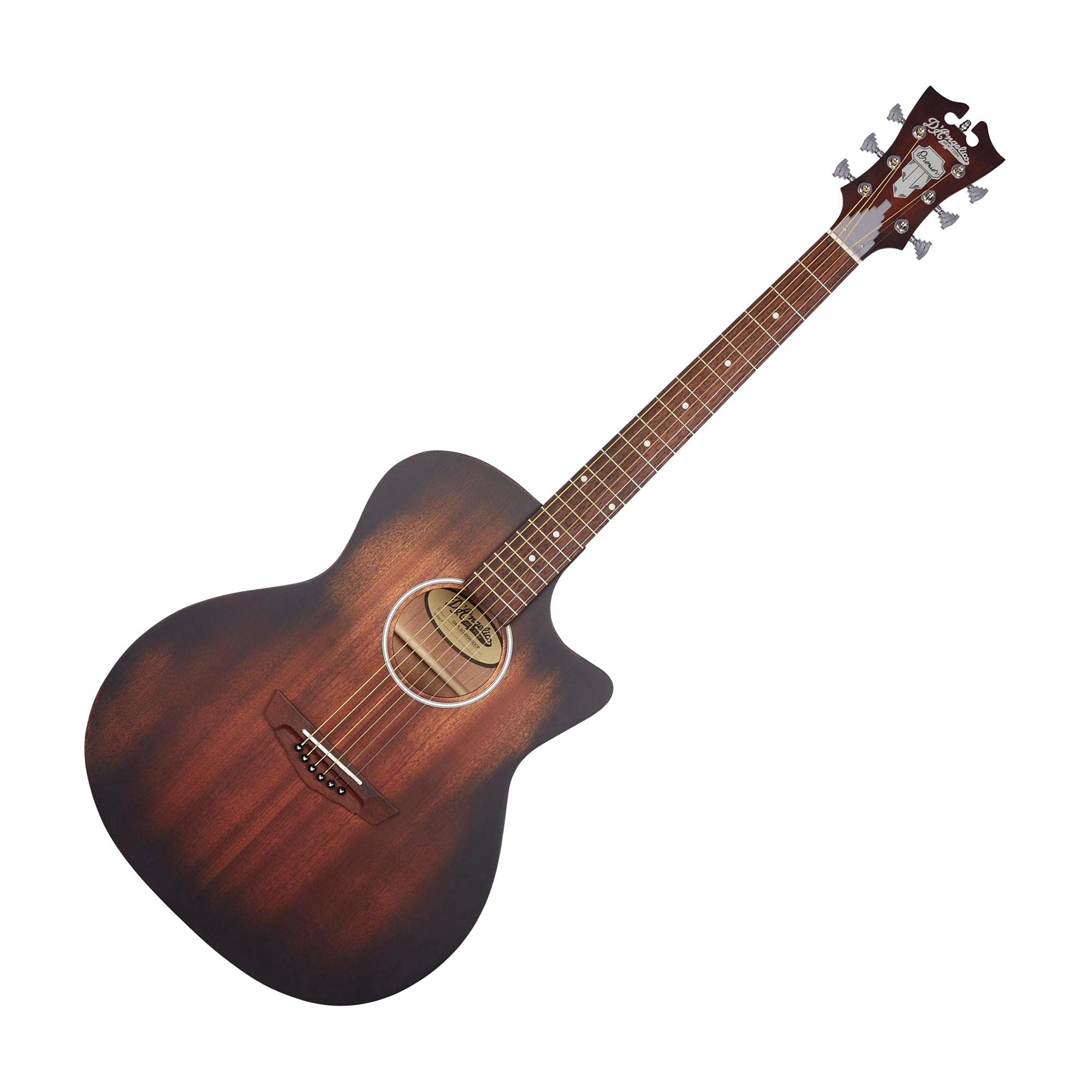D'Angelico Premier Gramercy LS Grand Auditorium CE, Aged Mahogany