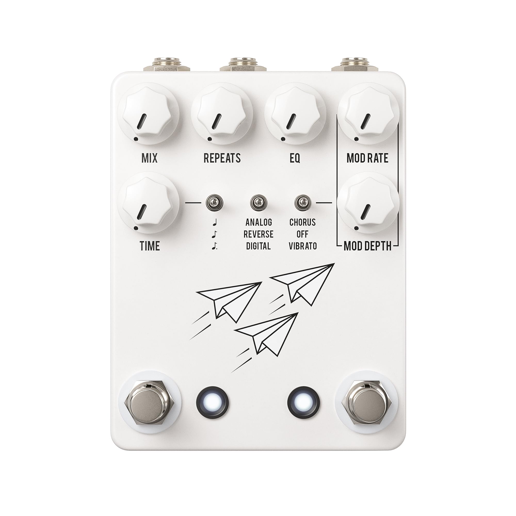 JHS Pedals Flight Delay Pedal, White