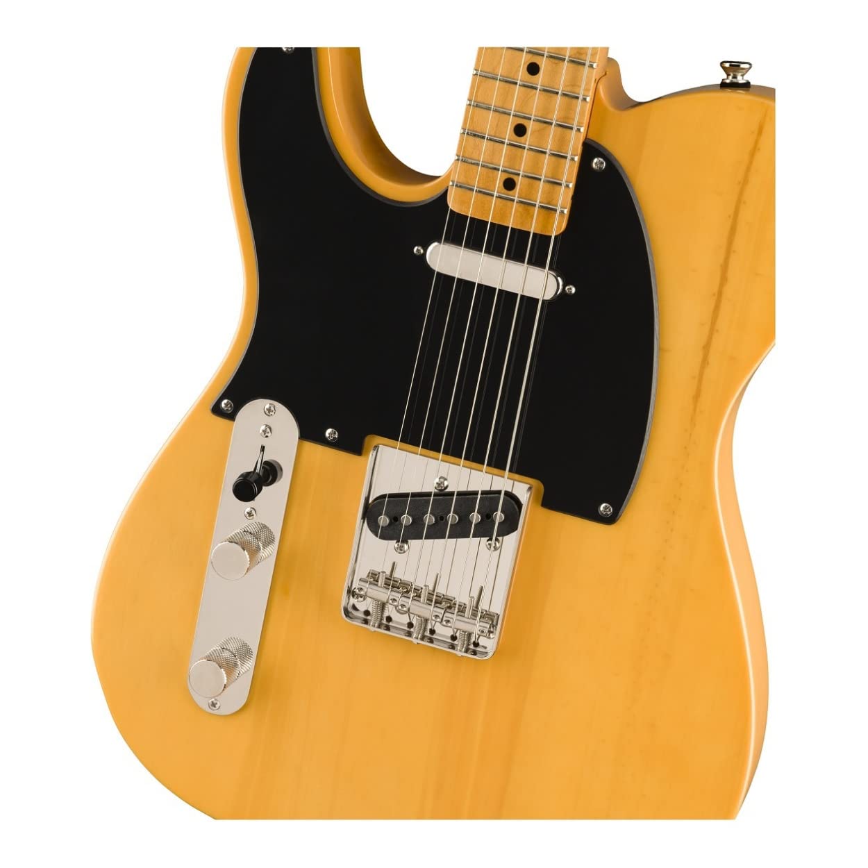 Fender Squier Classic Vibe 50s Telecaster Electric Guitar, Butterscotch Blonde, Maple Fingerboard, Left-Handed