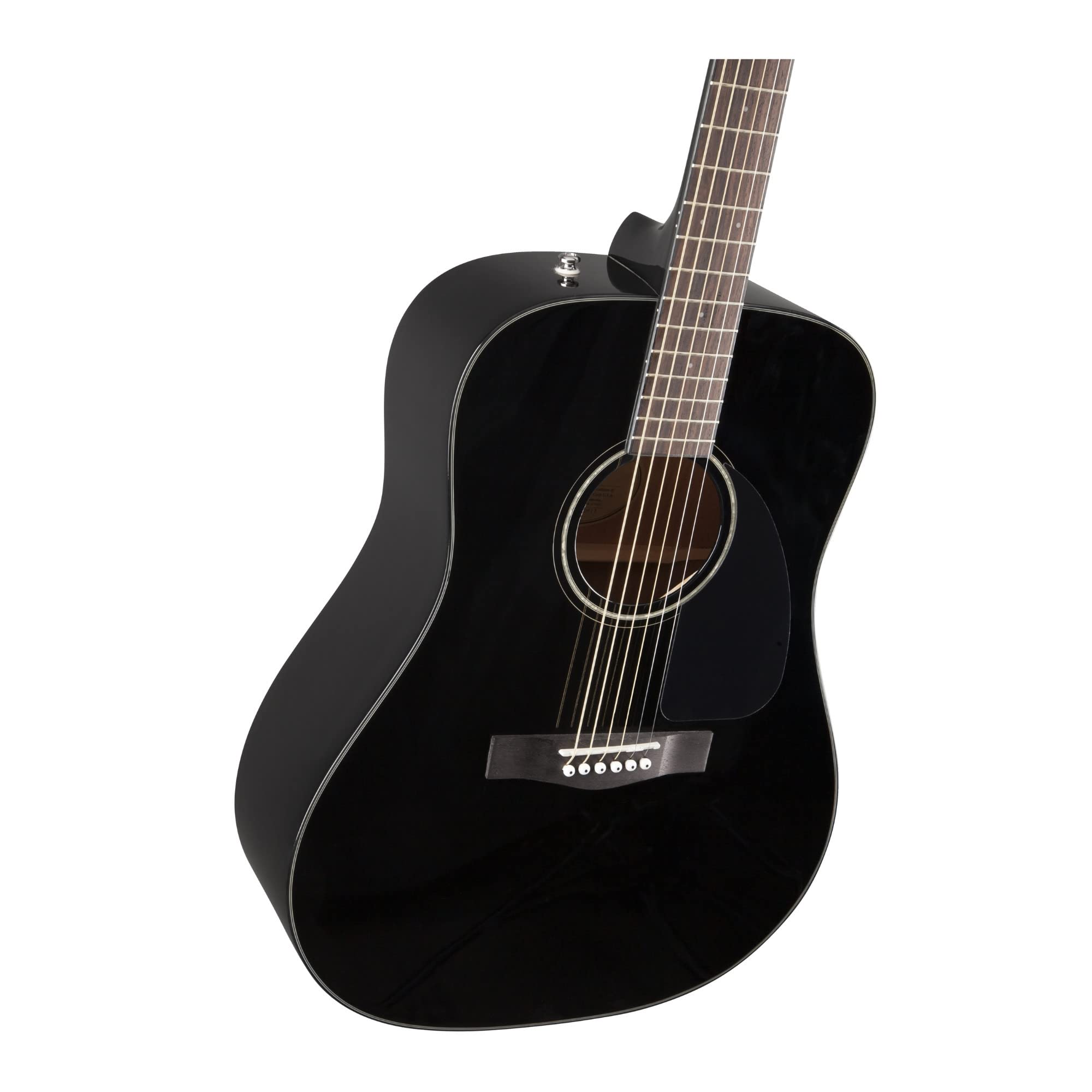 Fender Acoustic Guitar, with 2-Year Warranty, CD-60 Dreadnought V3 Classic Design with Rounded Walnut Fingerboard and Alloy Stee
