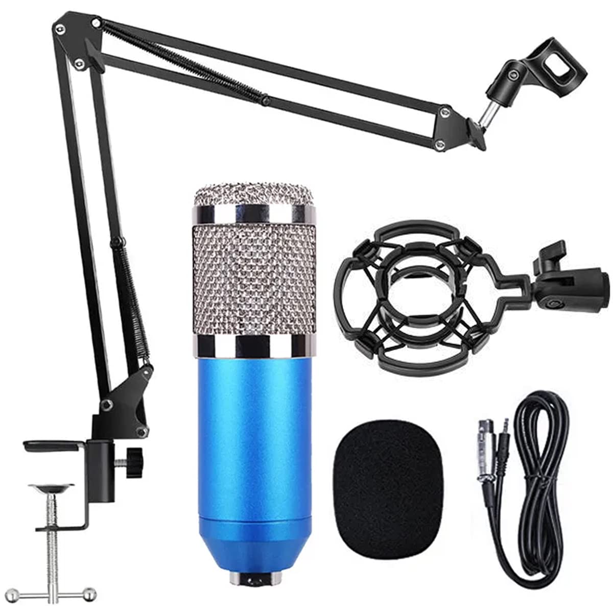 Device Of Urban Infotech Bm800 Condenser Mic Set With Adjustable Suspension Scissor Arm Stand Recording Studio Xlr Microphone Fo