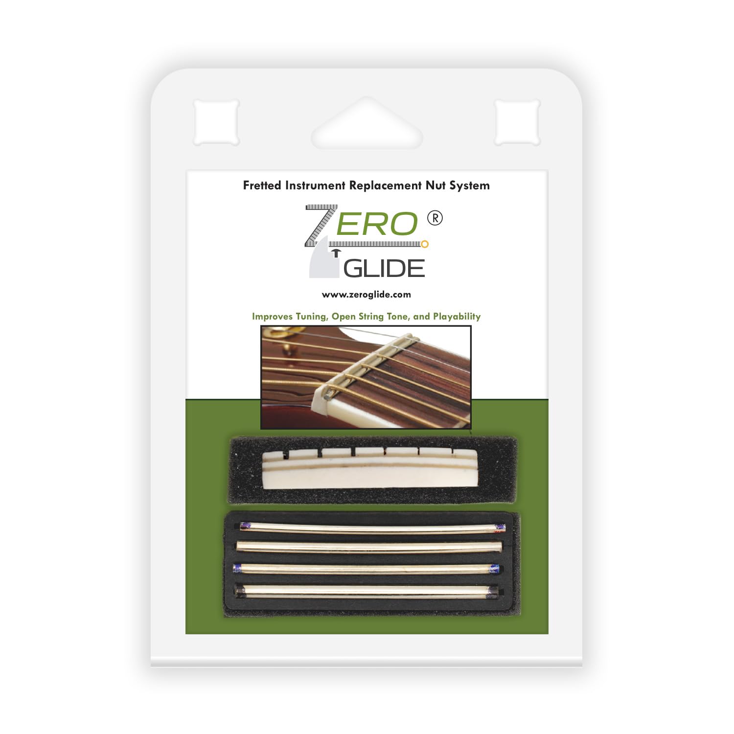 Zero Glide Zs-23 Acoustic Guitar Nut For Gibson-Style Electric Guitar