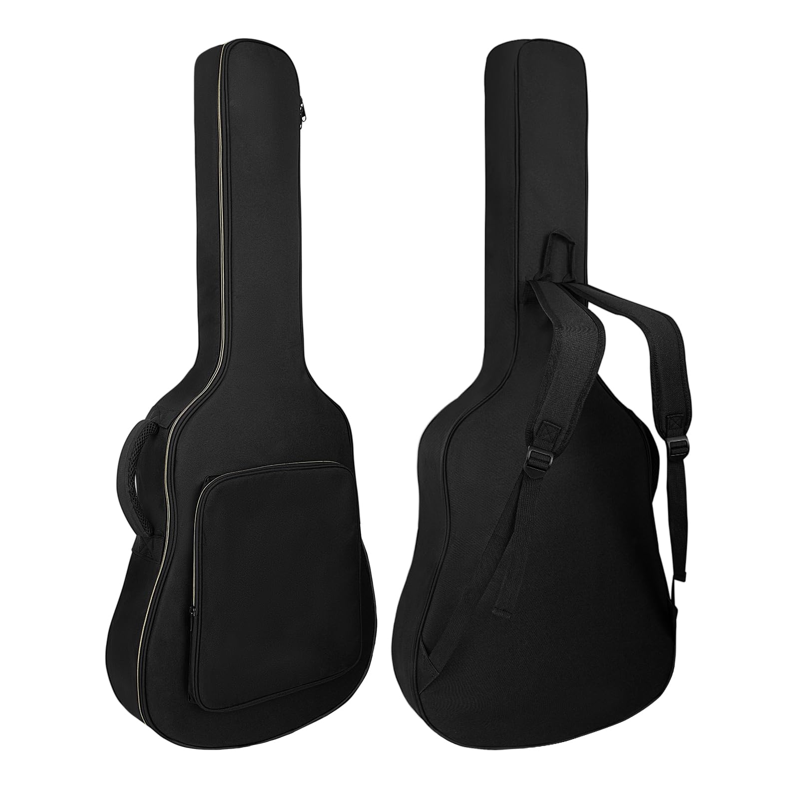 LETSROCK Acoustic Guitar Bag with 0.5 Inch Thick Padding Fit 39 40 41 Inch Acoustic Classical Guitars Waterproof Guitar Gig Bag 