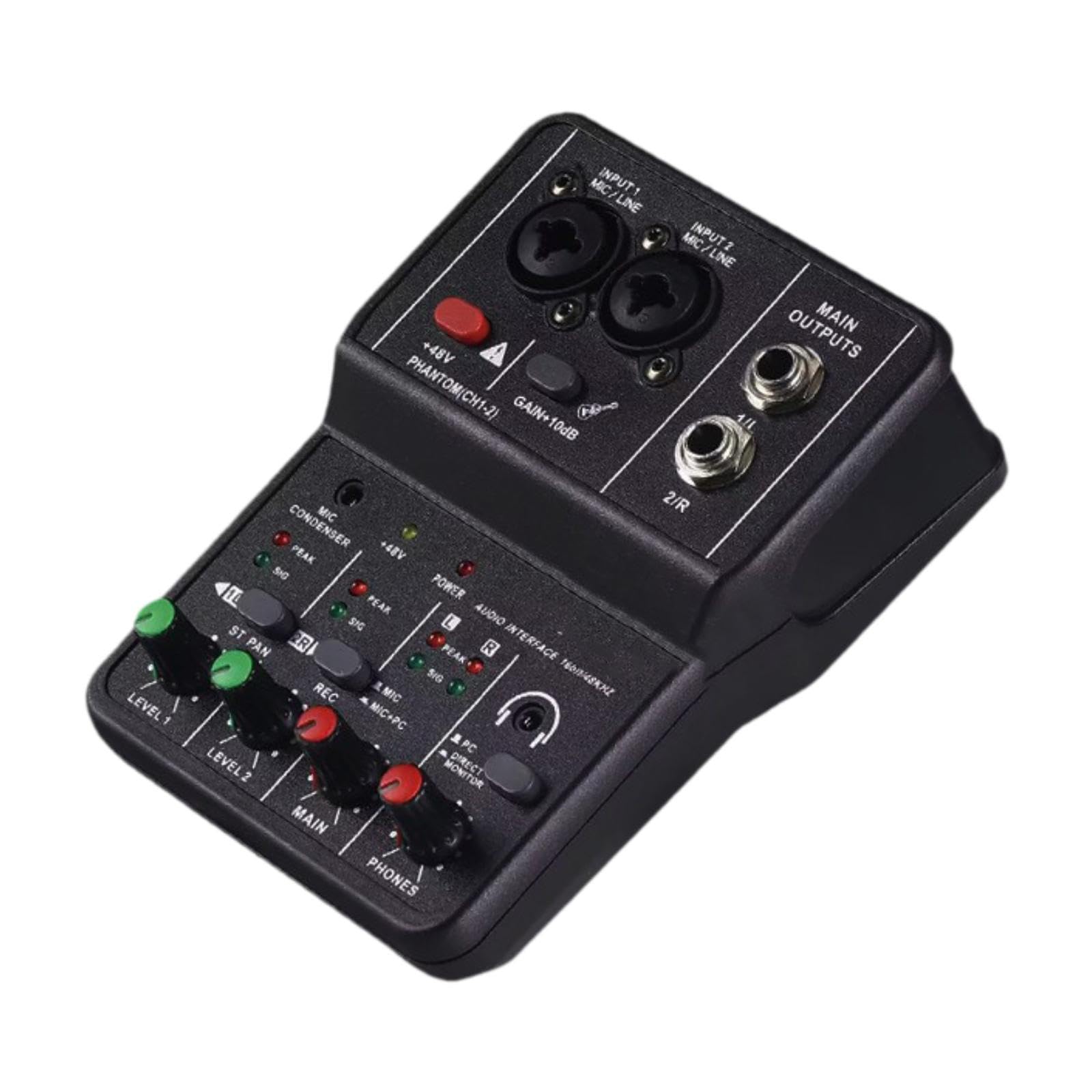 Velura Usb Audio Interface For Pc Computer Recording Audio Interface For Podcasting| Audio/Midi Interfaces|Musical Instruments &