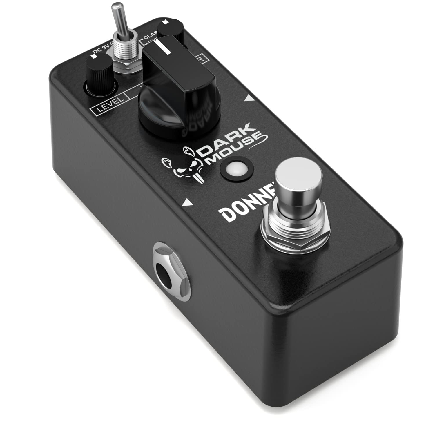 Donner Dark Mouse Distortion Pedal For Pedalboard Electric Guitar, 2 Modes Classic Hyper Crunch To Fuzzy Guitar Pedal True Bypas