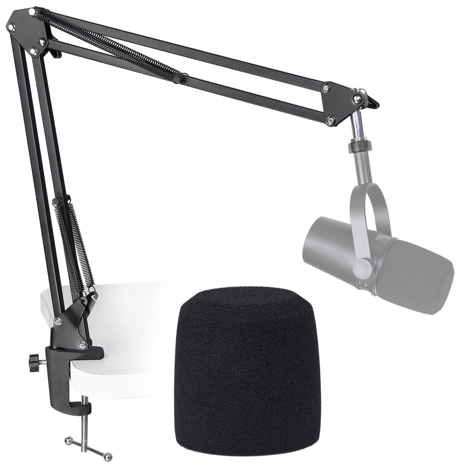 SUNMON Shure MV7 Boom Arm Mic Stand - Thumbnail 2