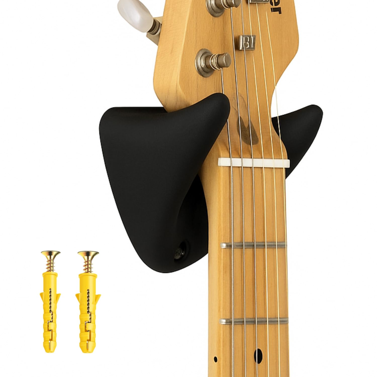 Sanchi Homes | Guitar Wall Mount Holder With Screws | Durable & Safe Hanger For Acoustic & Electric Guitars | Space-Saving Wall 