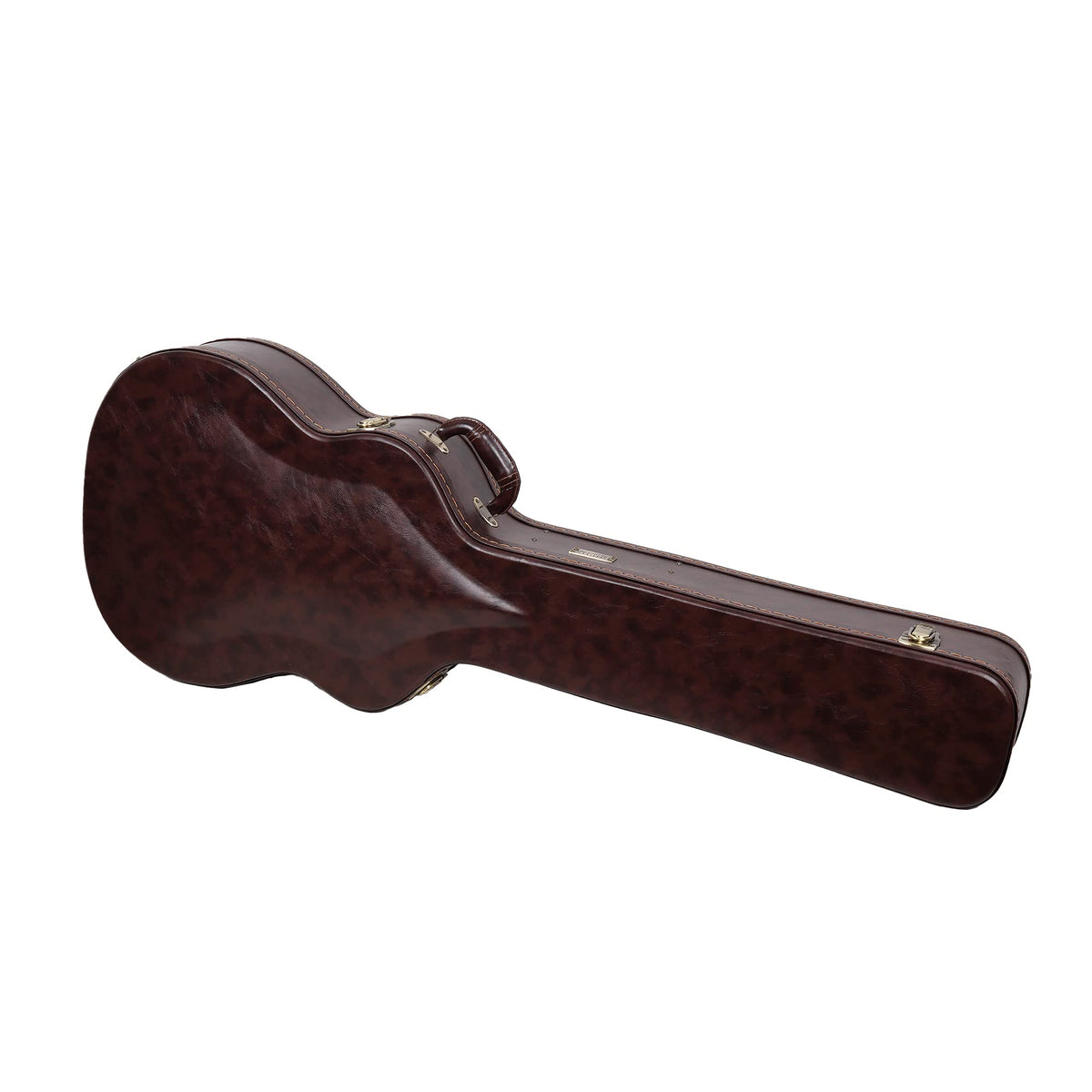 Crossrock Wood Case For Acoustic Bass Guitars-Brown(Crw620Abtw)